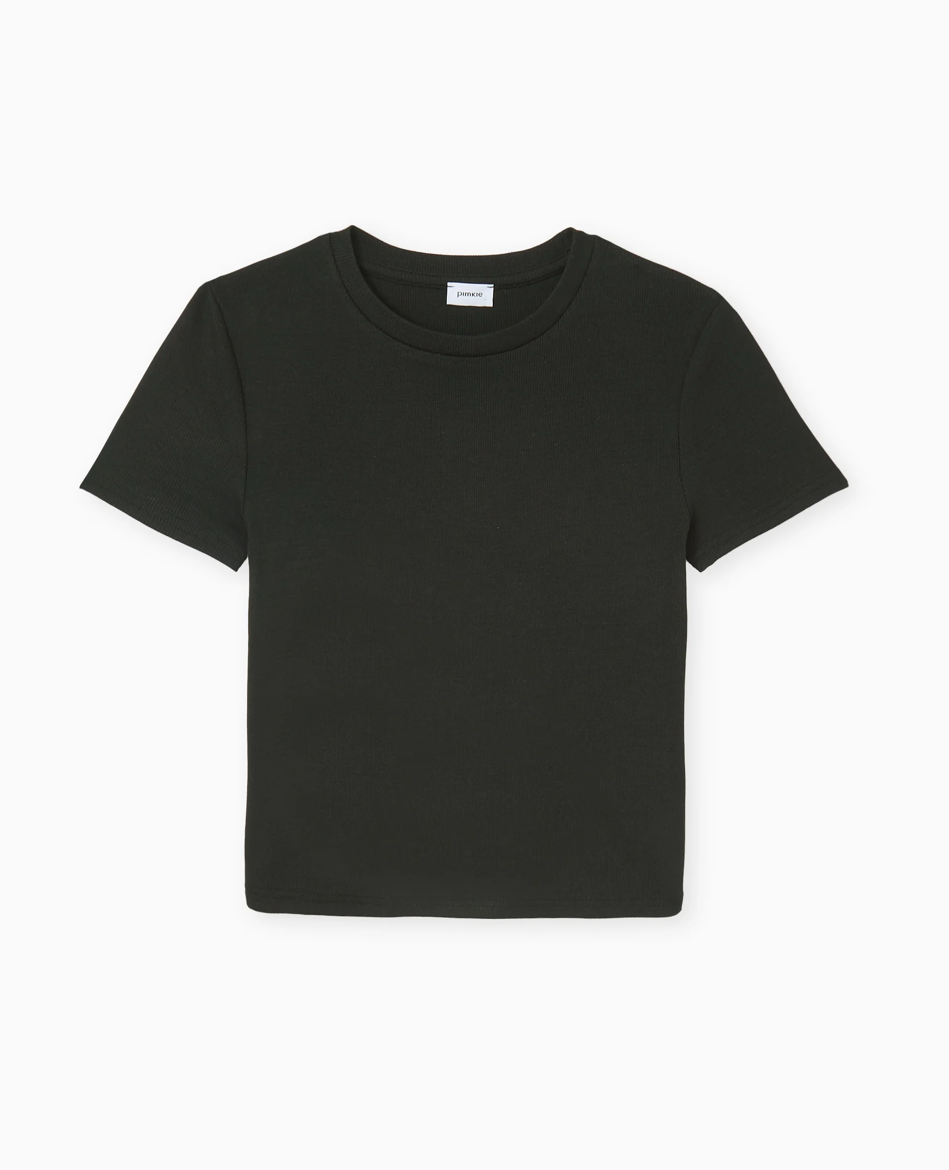 T-shirt court en maille côtelée - Image 3