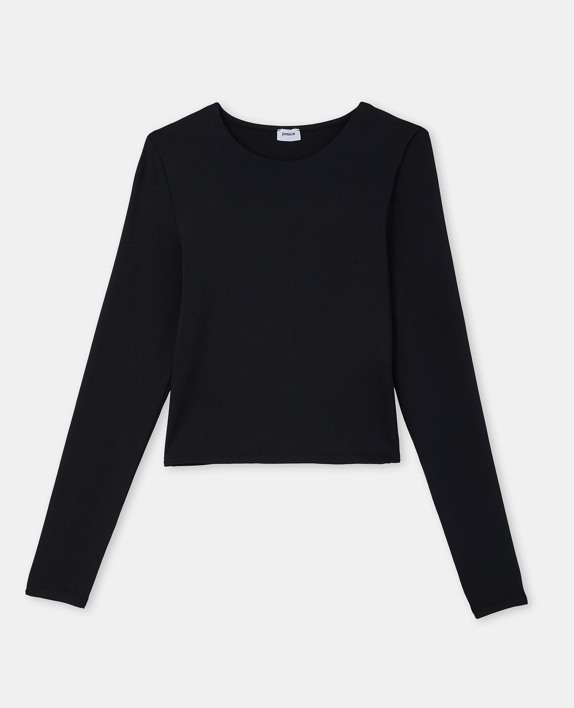 T-shirt manches longues en maille stretch - Image 4