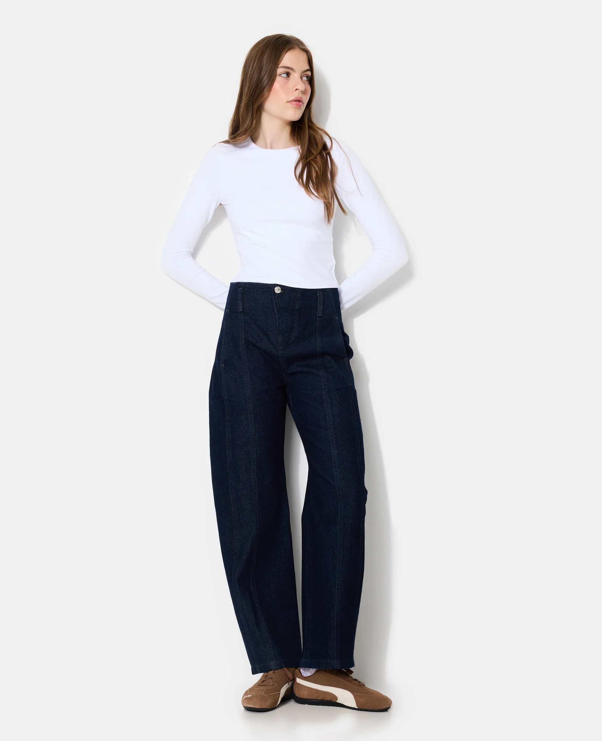 T-shirt manches longues en maille stretch - Image 3