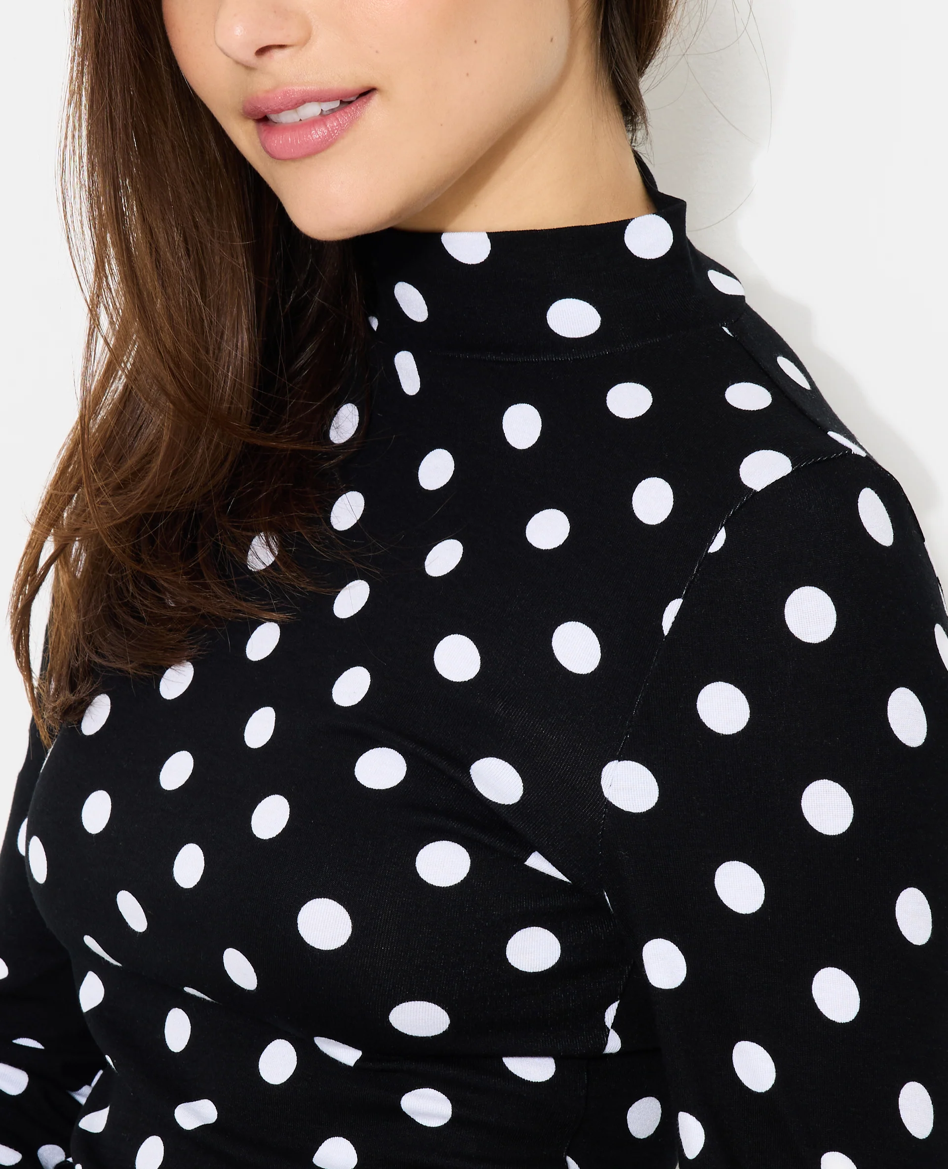 T-shirt manches longues motifs pois - Image 2