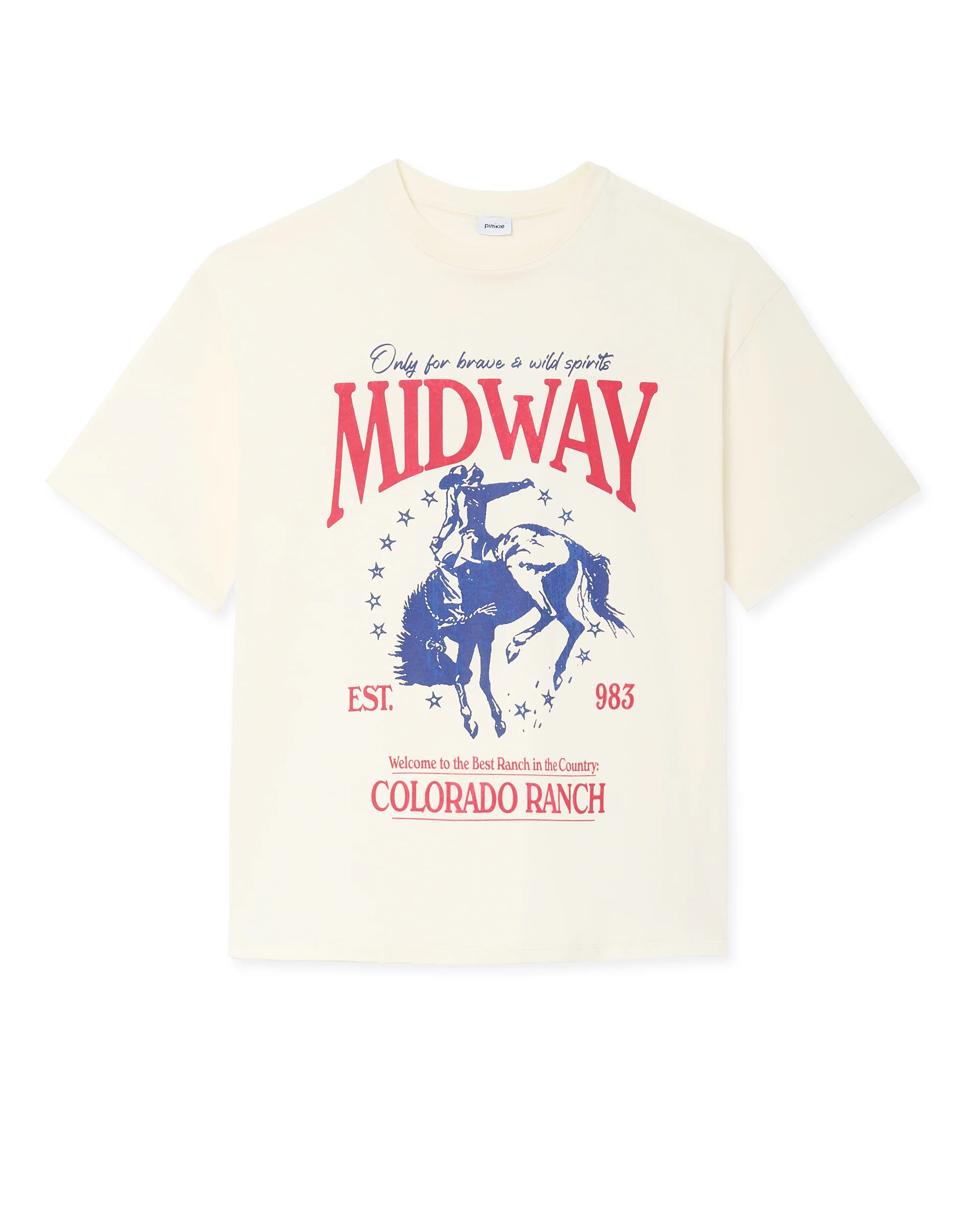 T-shirt oversize avec print devant - Image 4