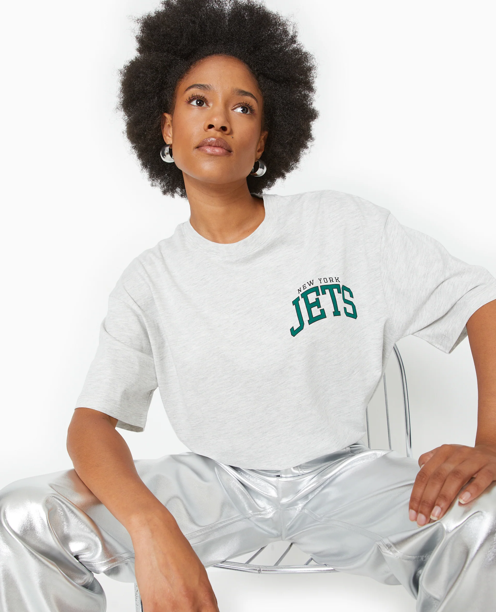 T-shirt oversize avec print devant et dos