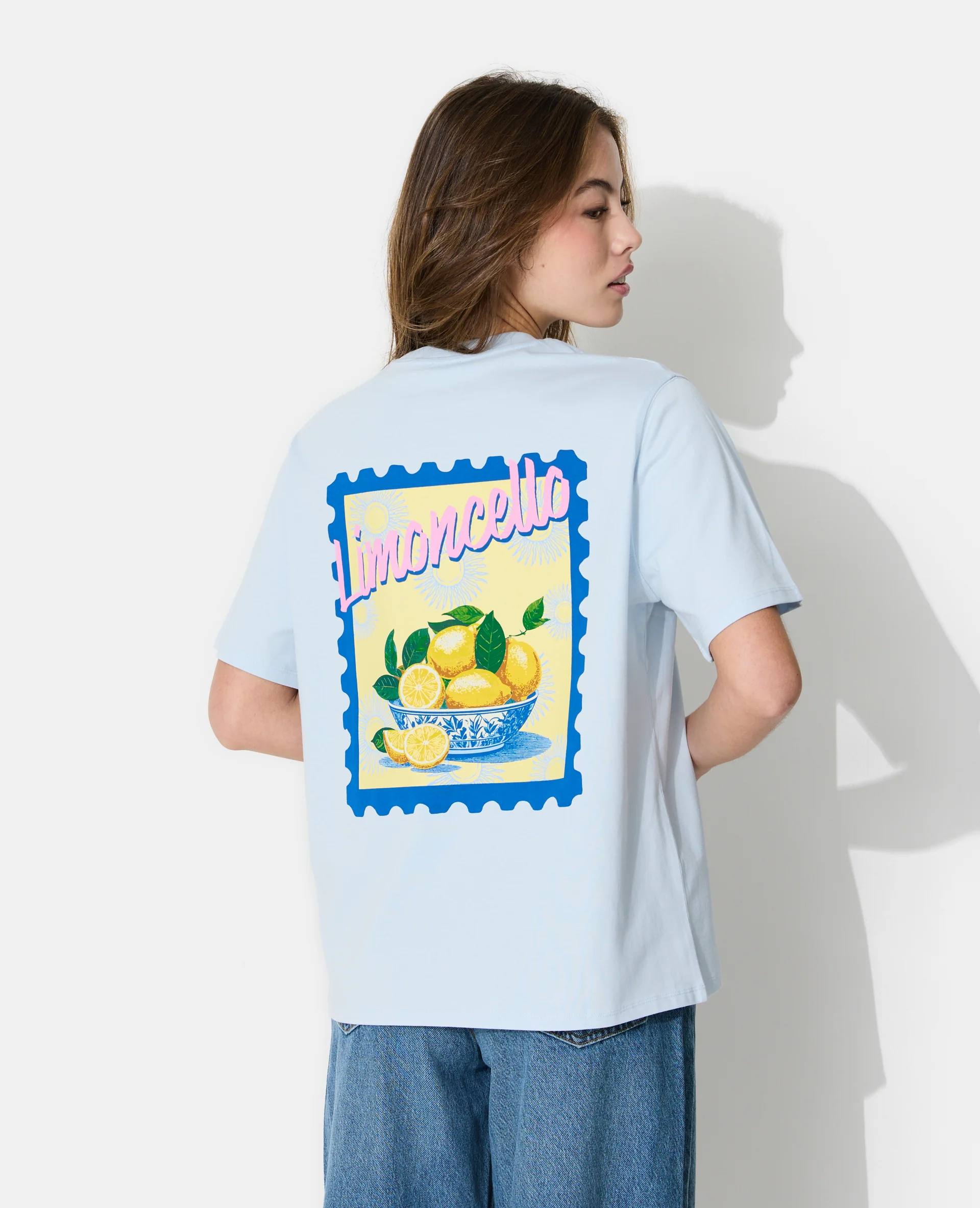 T-shirt oversize avec print devant et dos - Image 6