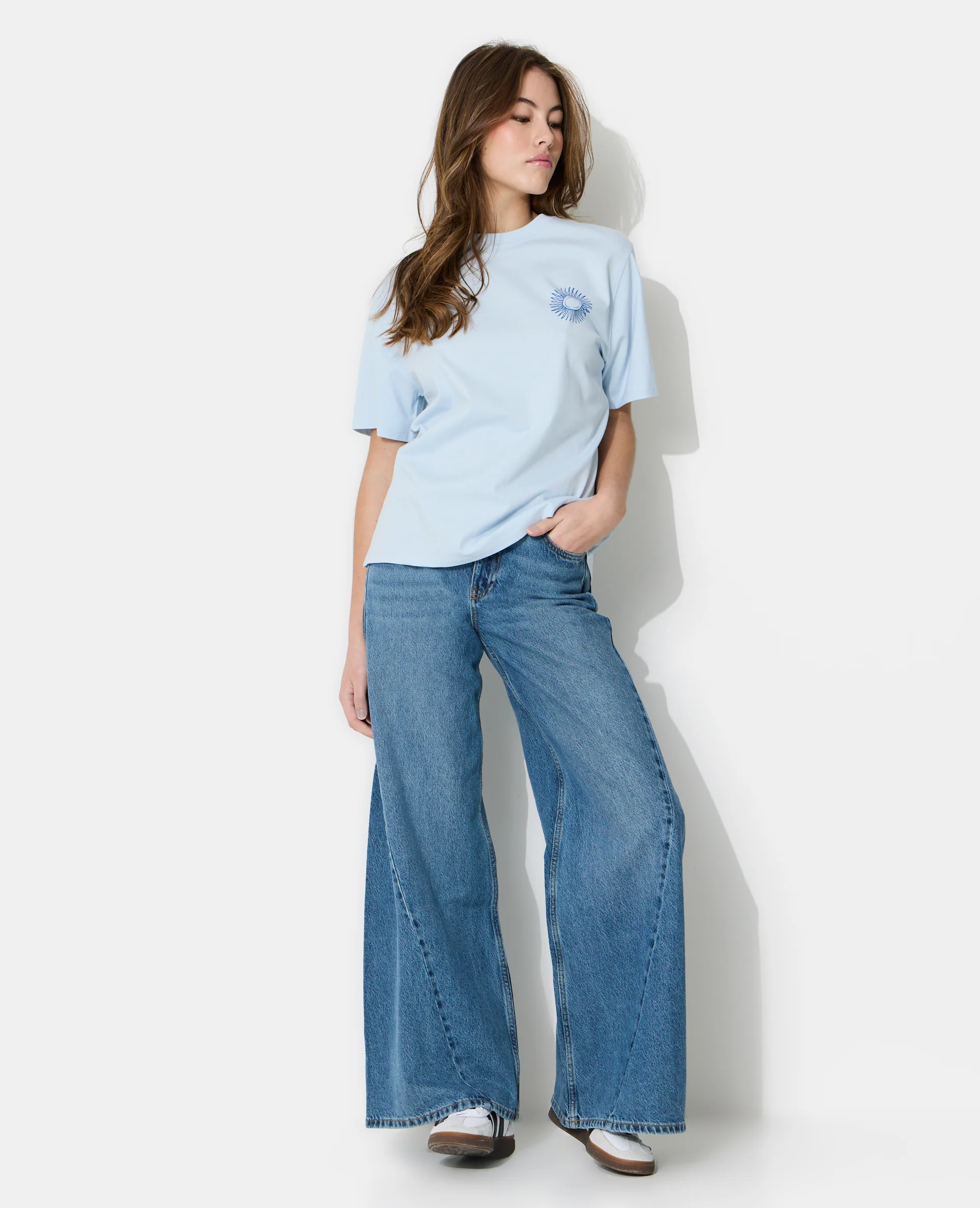 T-shirt oversize avec print devant et dos - Image 7