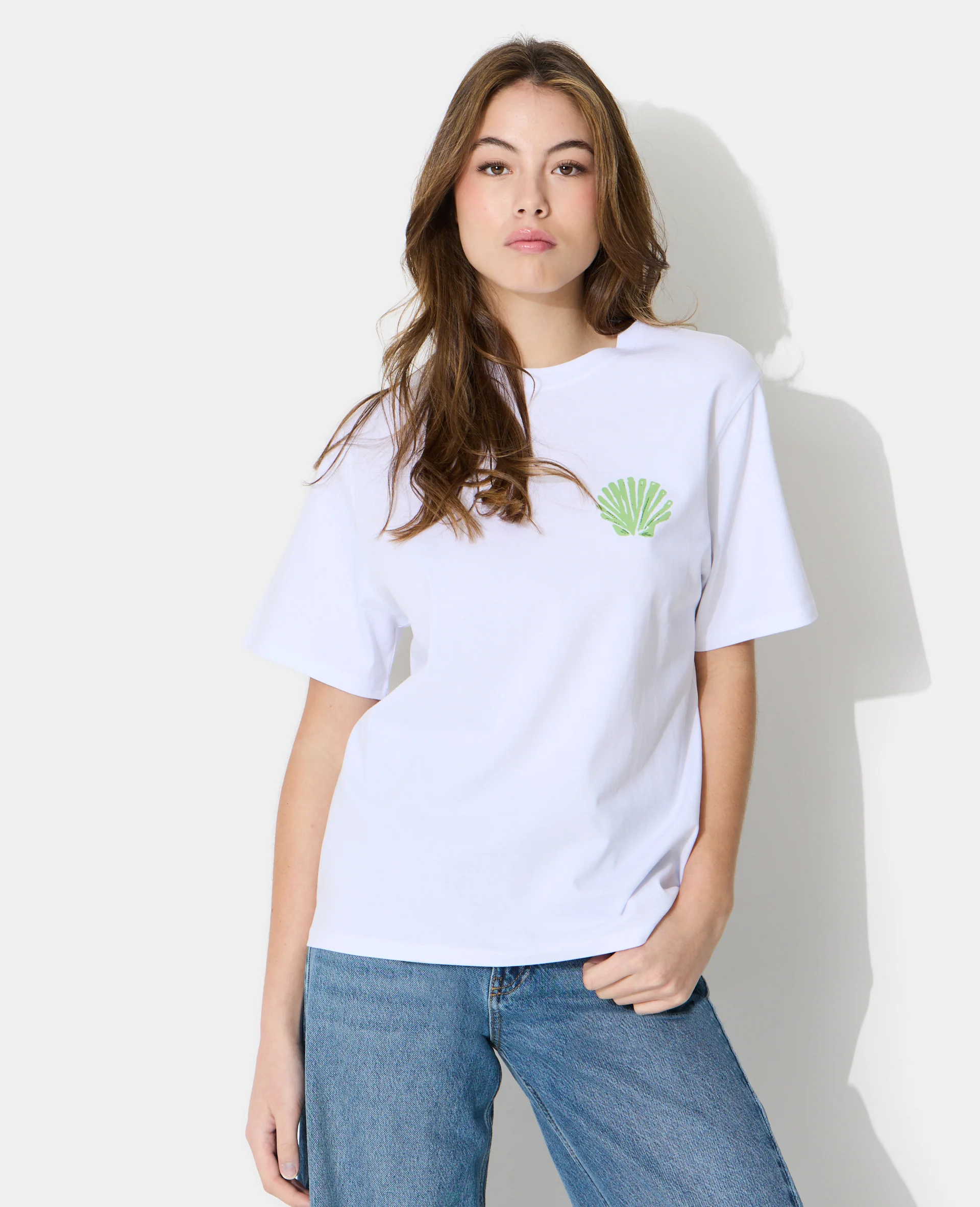 T-shirt oversize avec print devant et dos - Image 5