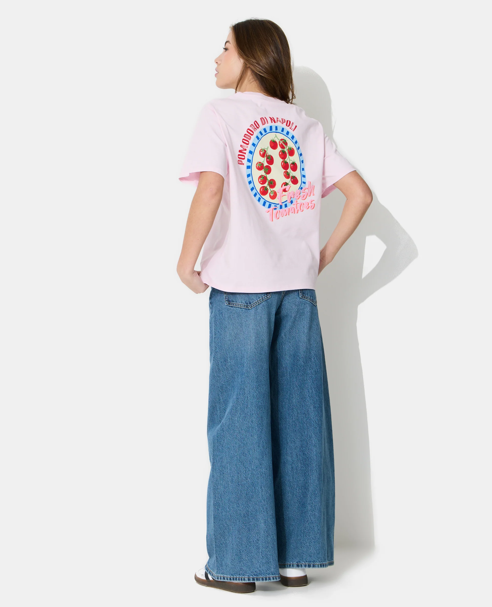 T-shirt oversize avec print devant et dos - Image 3
