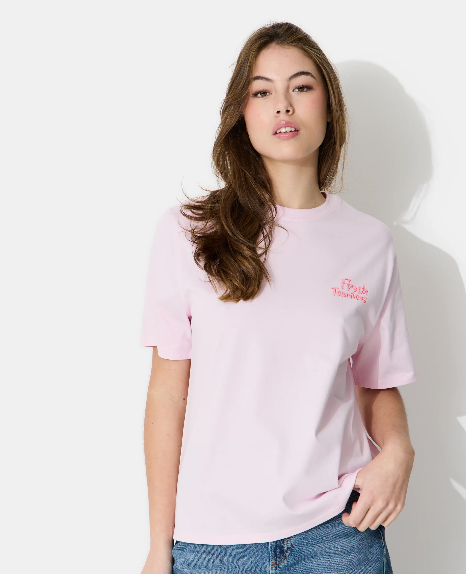 T-shirt oversize avec print devant et dos - Image 5