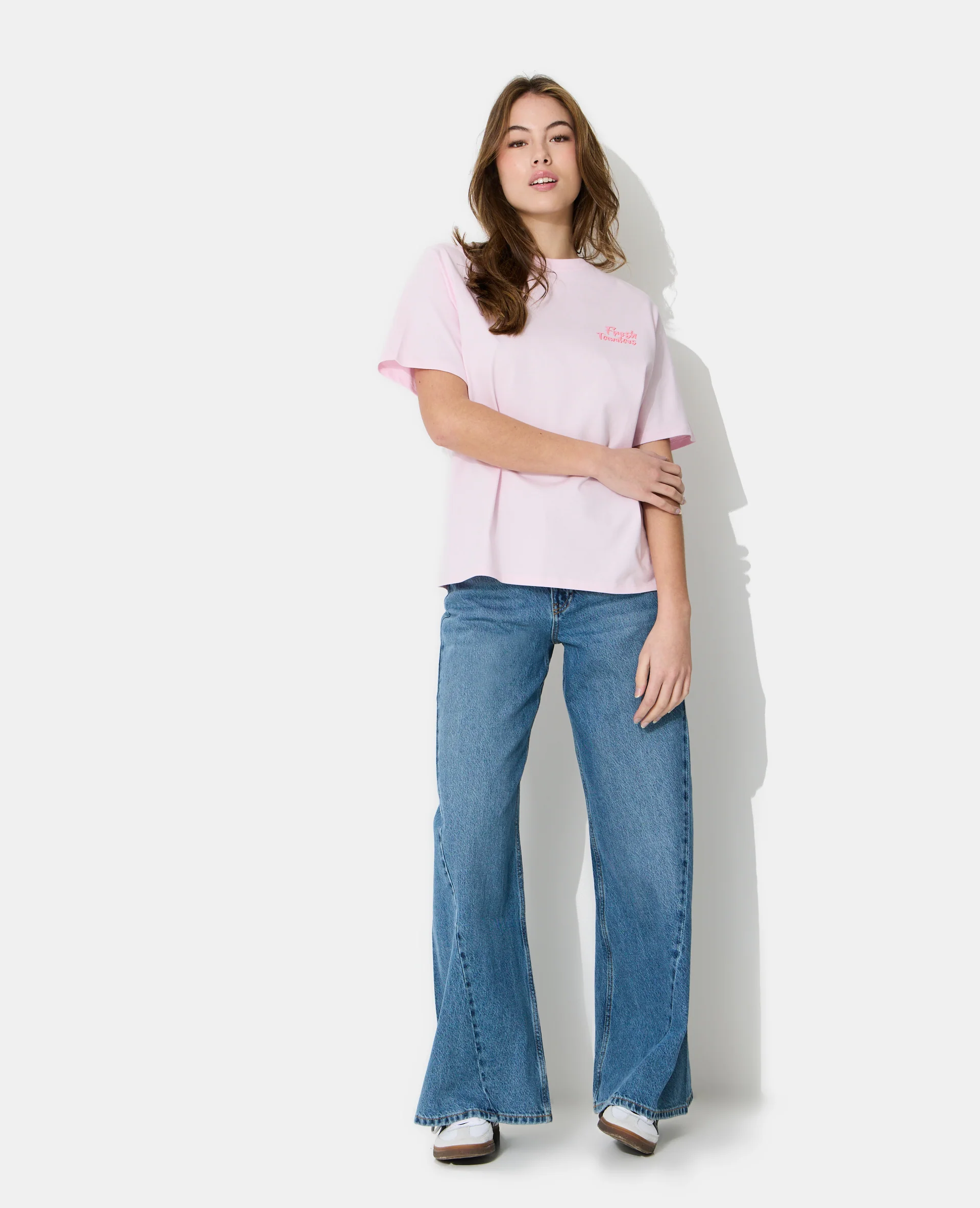 T-shirt oversize avec print devant et dos - Image 7