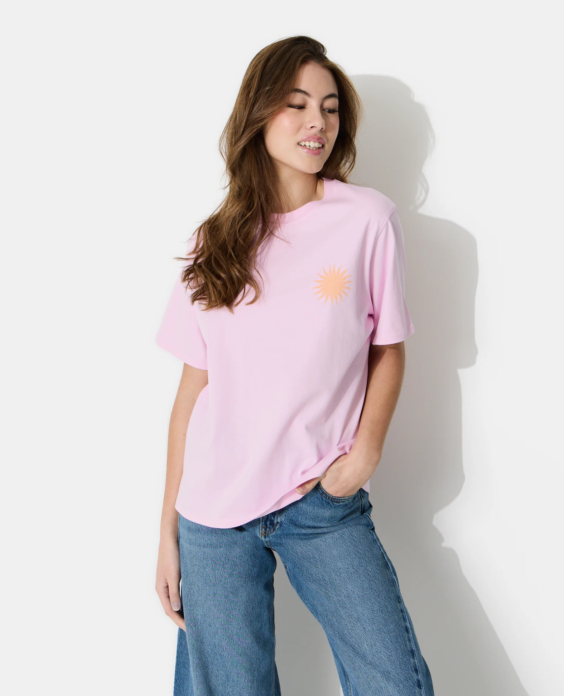 T-shirt oversize avec print devant et dos - Image 5