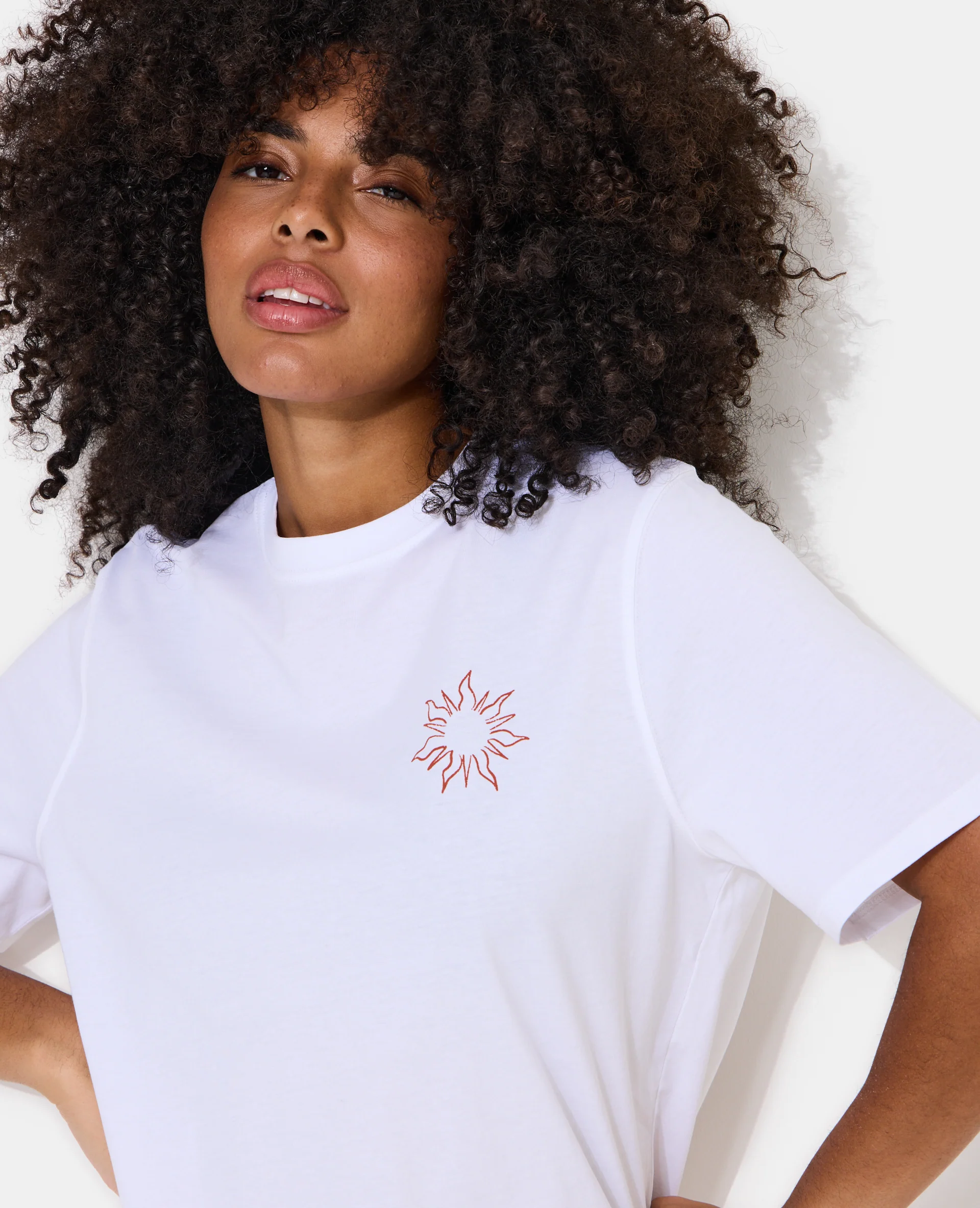 T-shirt oversize avec print devant et dos - Image 2