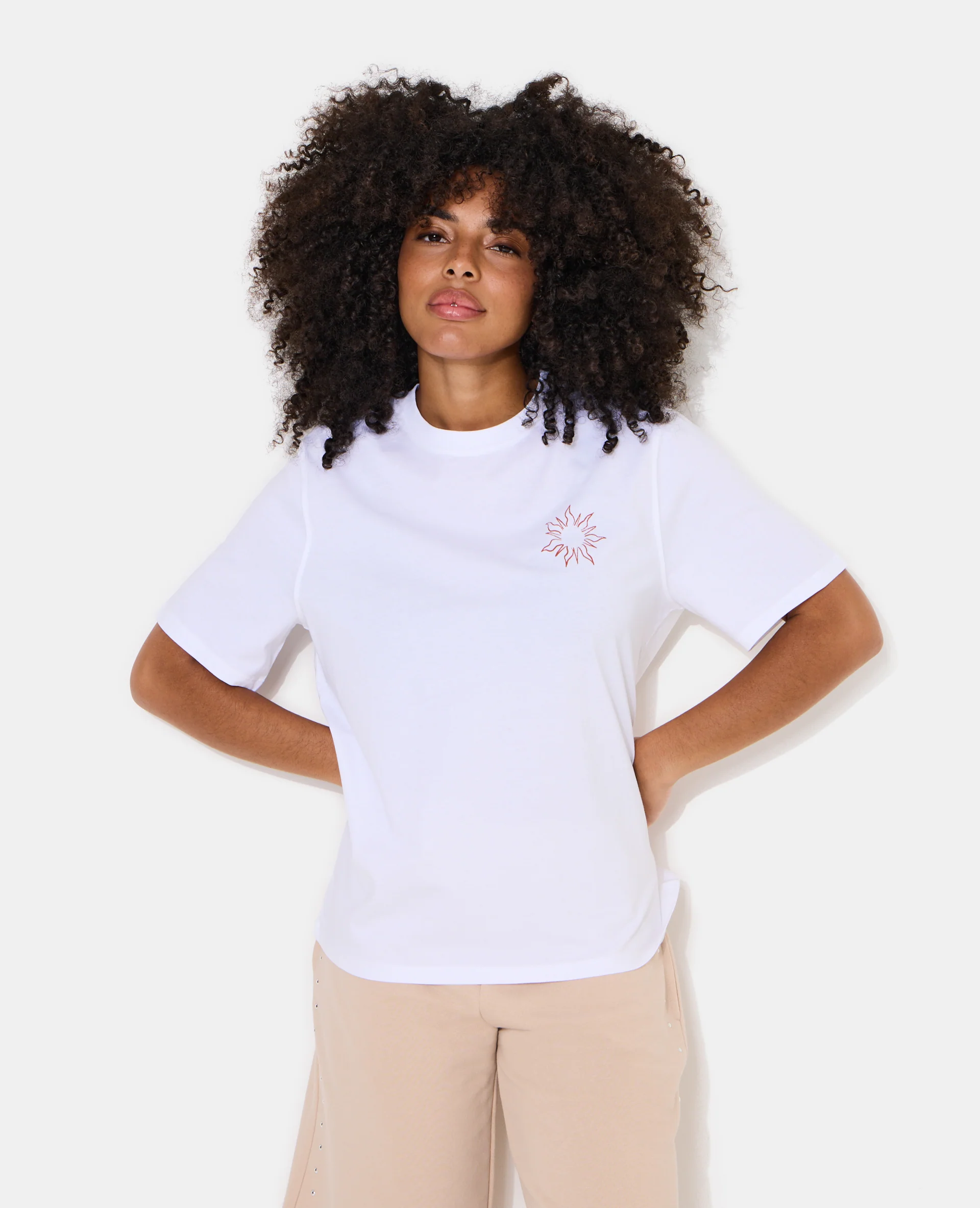 T-shirt oversize avec print devant et dos - Image 5