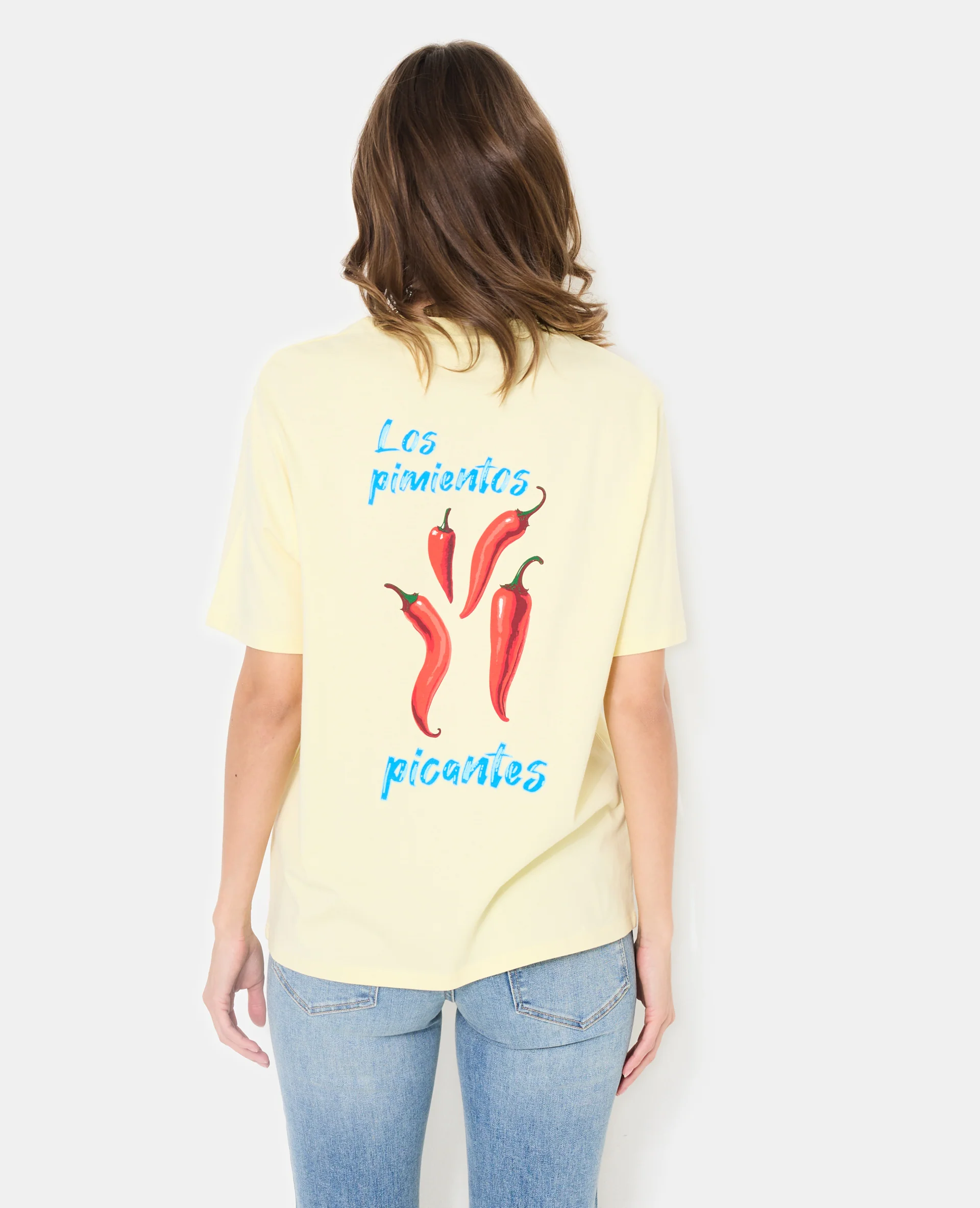 T-shirt oversize avec print Piments