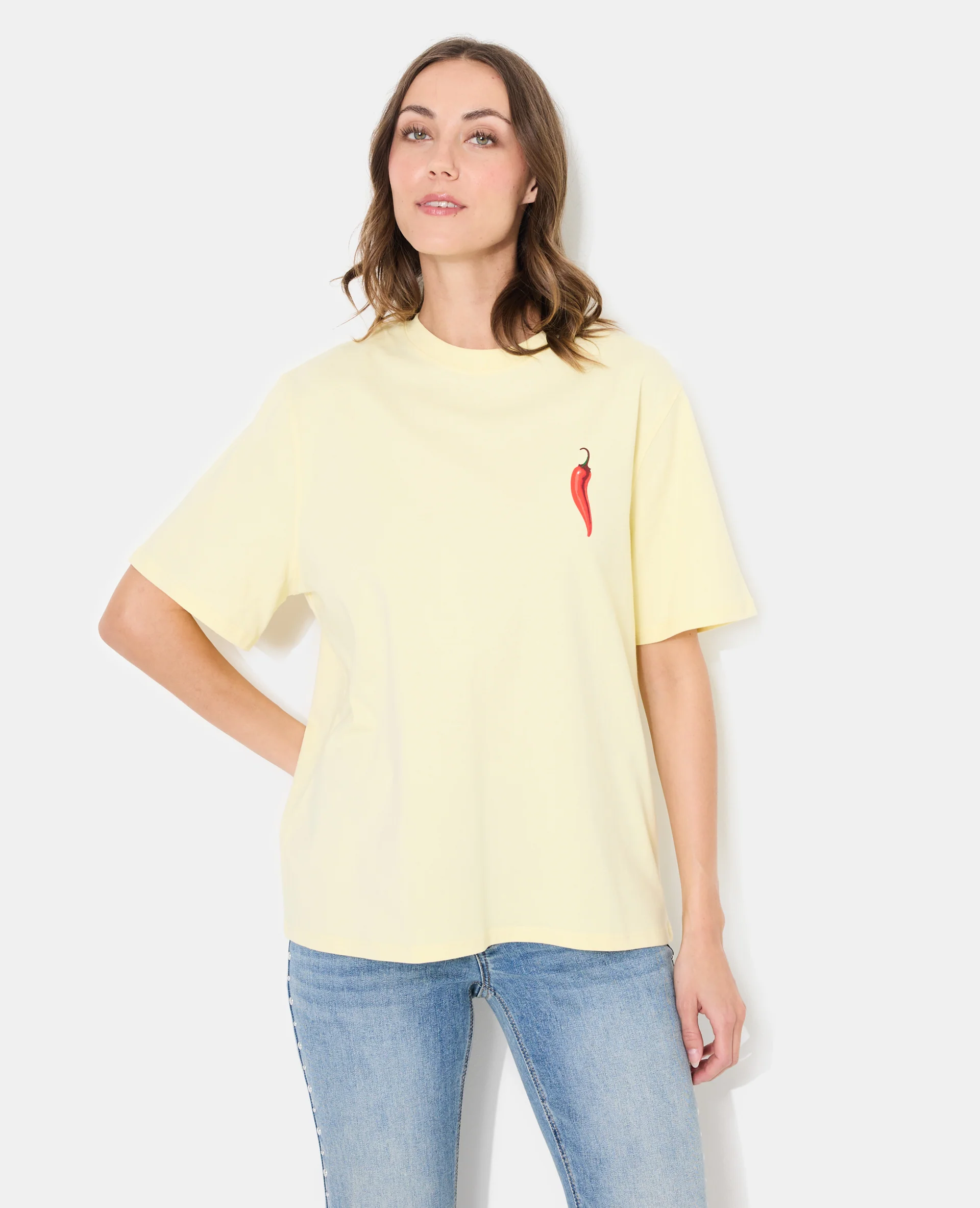 T-shirt oversize avec print Piments - Image 7