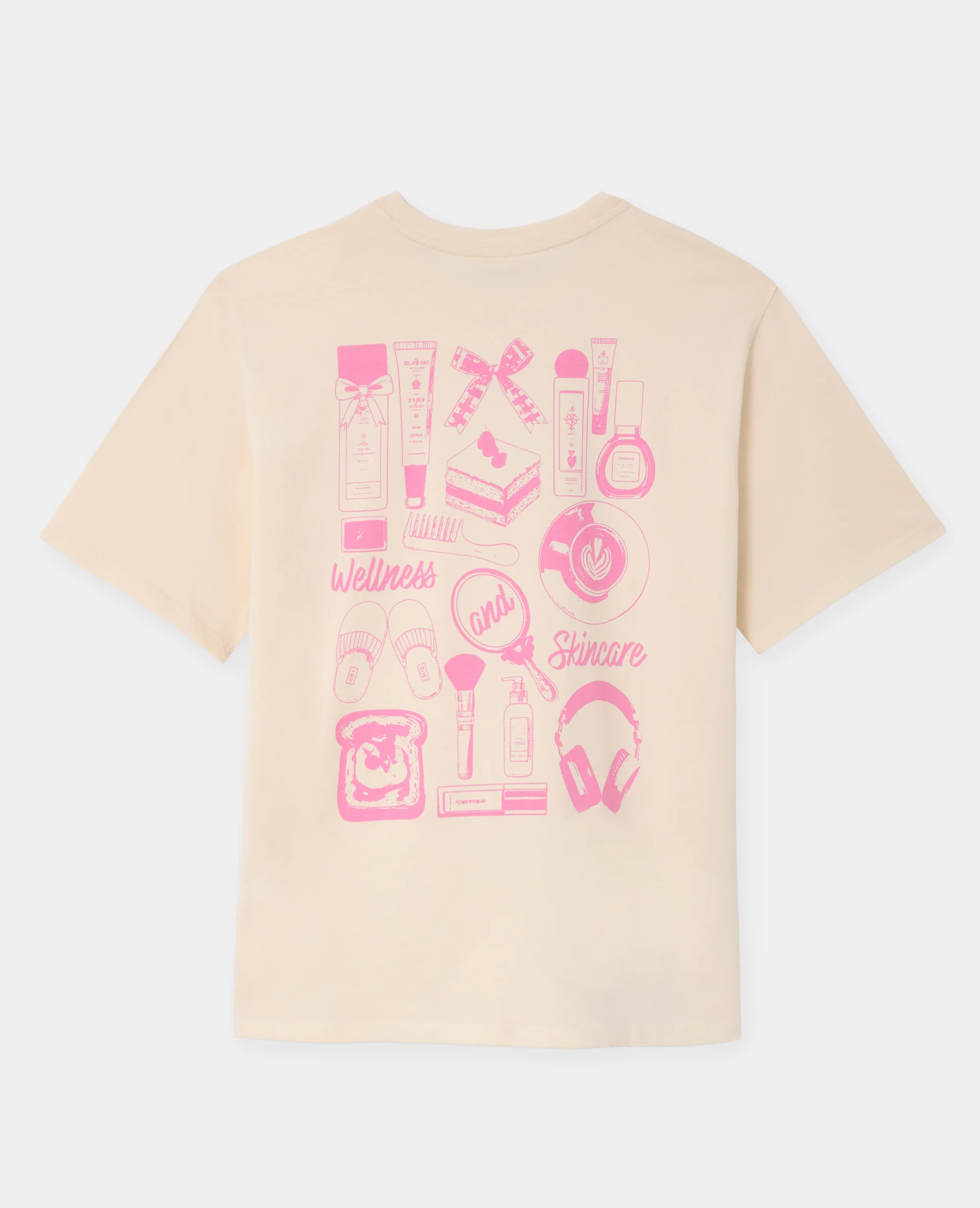 T-shirt oversize avec print poitrine et dos - Image 8
