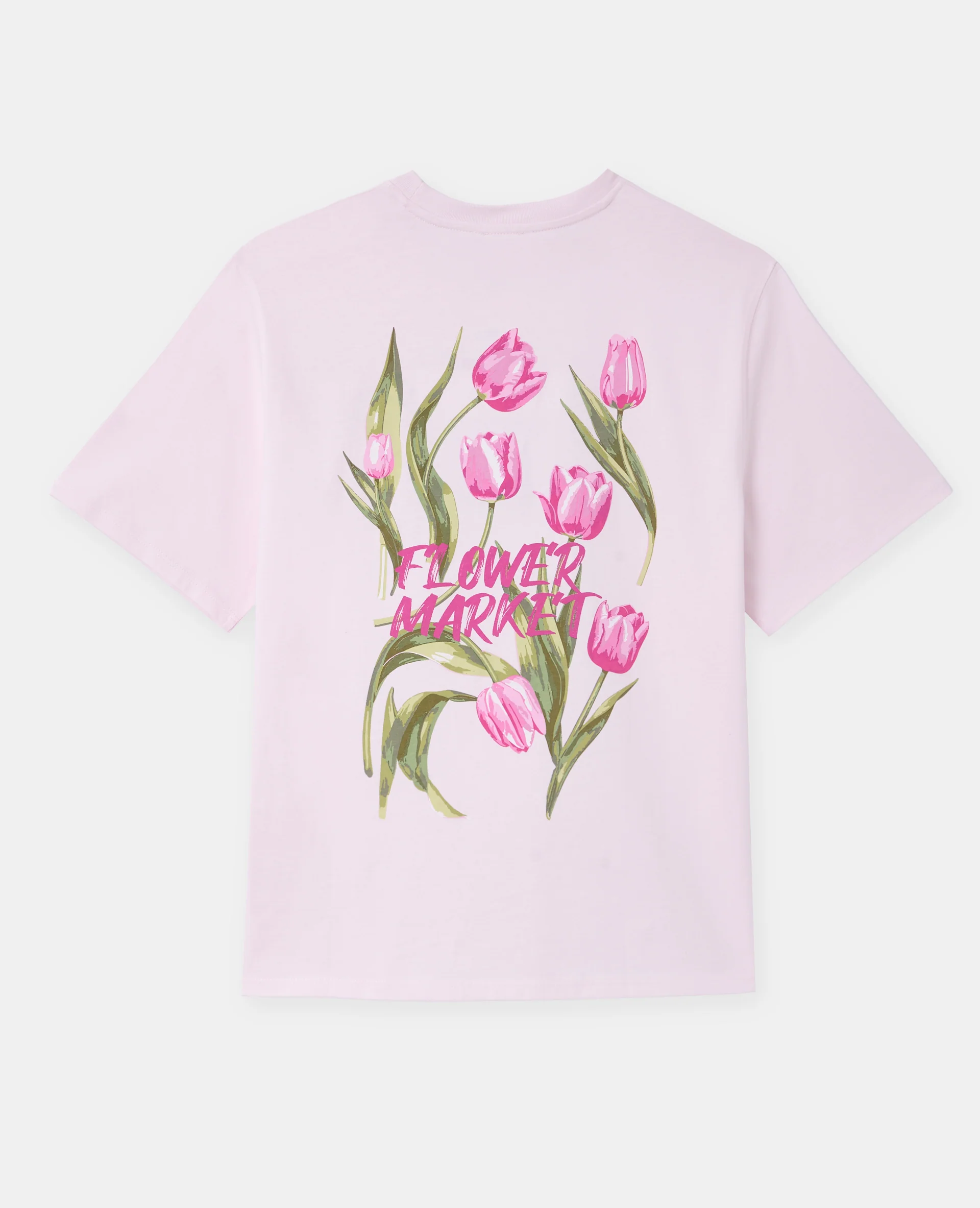 T-shirt oversize avec print poitrine et dos - Image 7