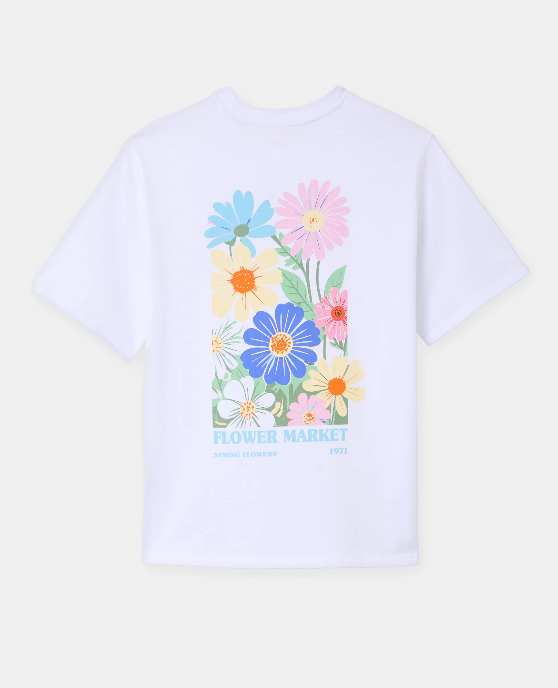 T-shirt oversize avec print poitrine et dos - Image 7