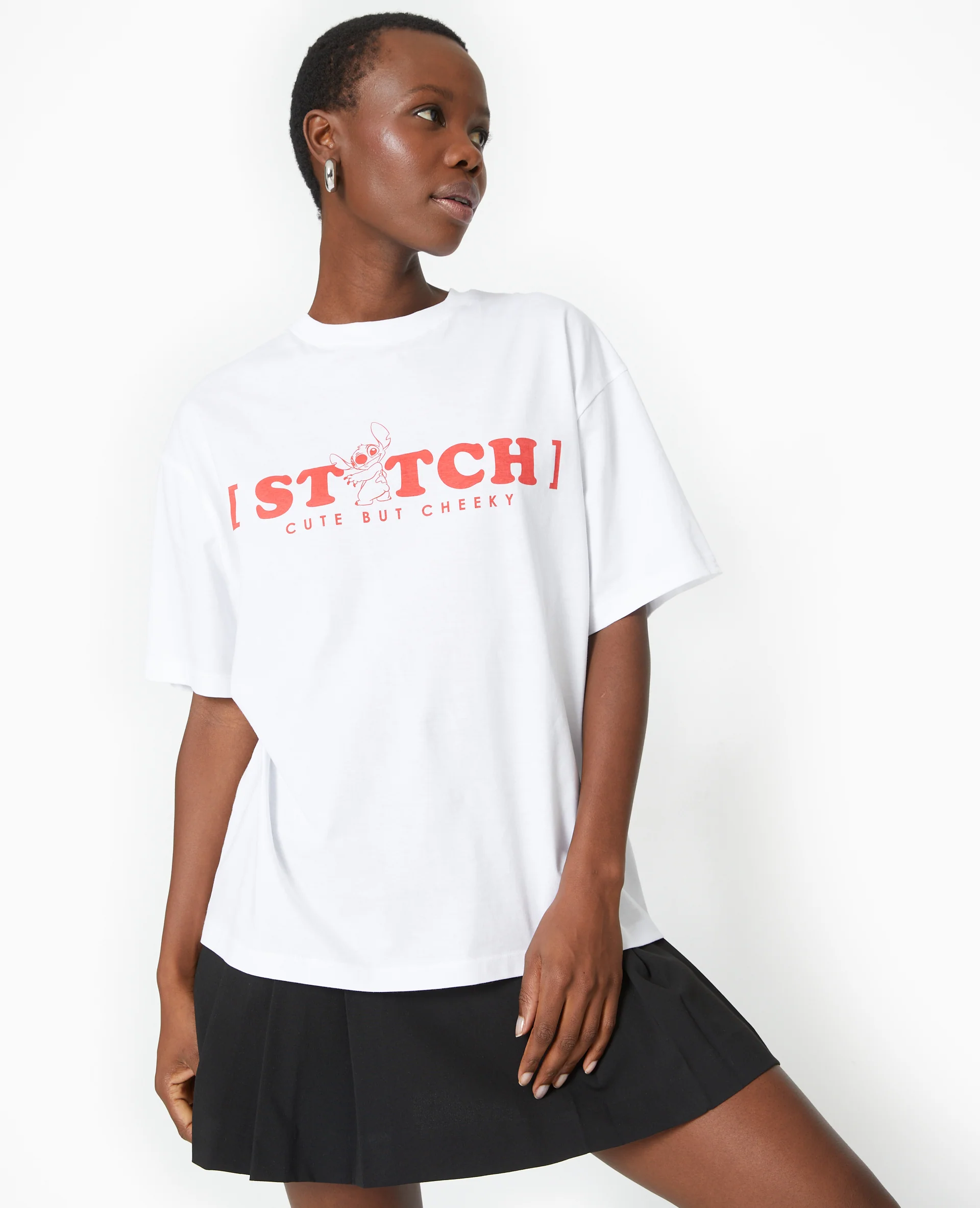 T-shirt oversize avec prints STITCH - Image 5
