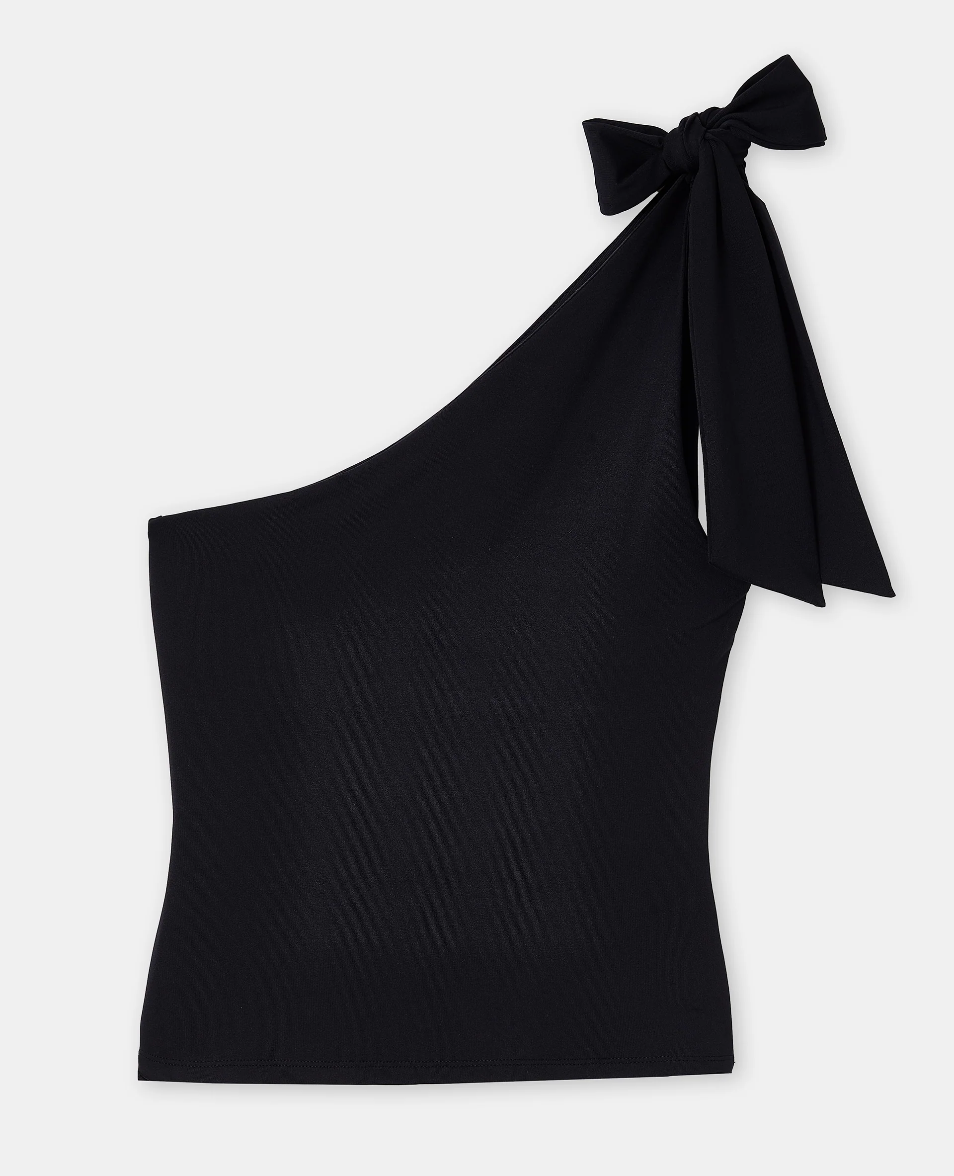 Top asymétrique avec nœud sur épaule - Image 4