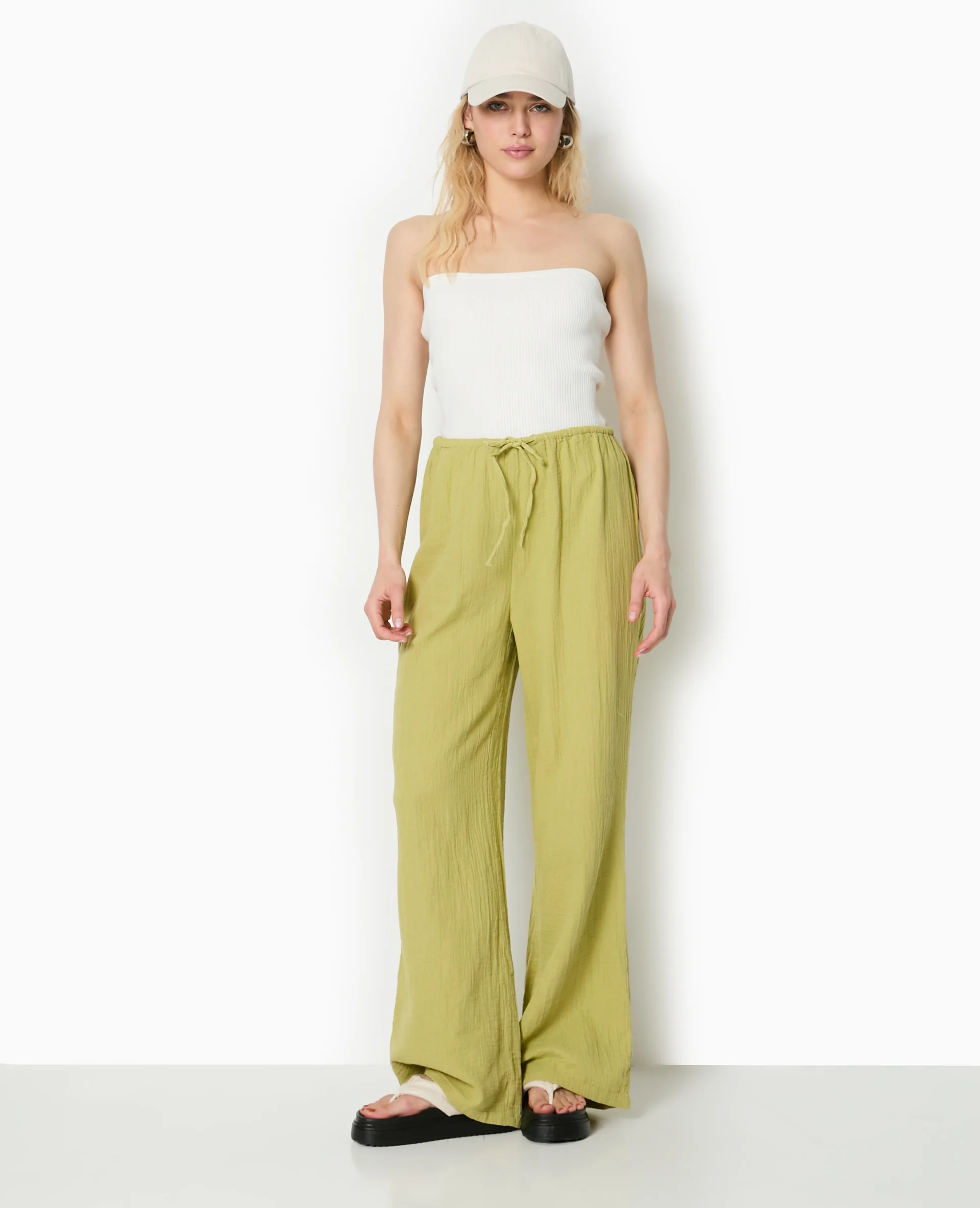 Top bustier en maille côtelée - Image 2