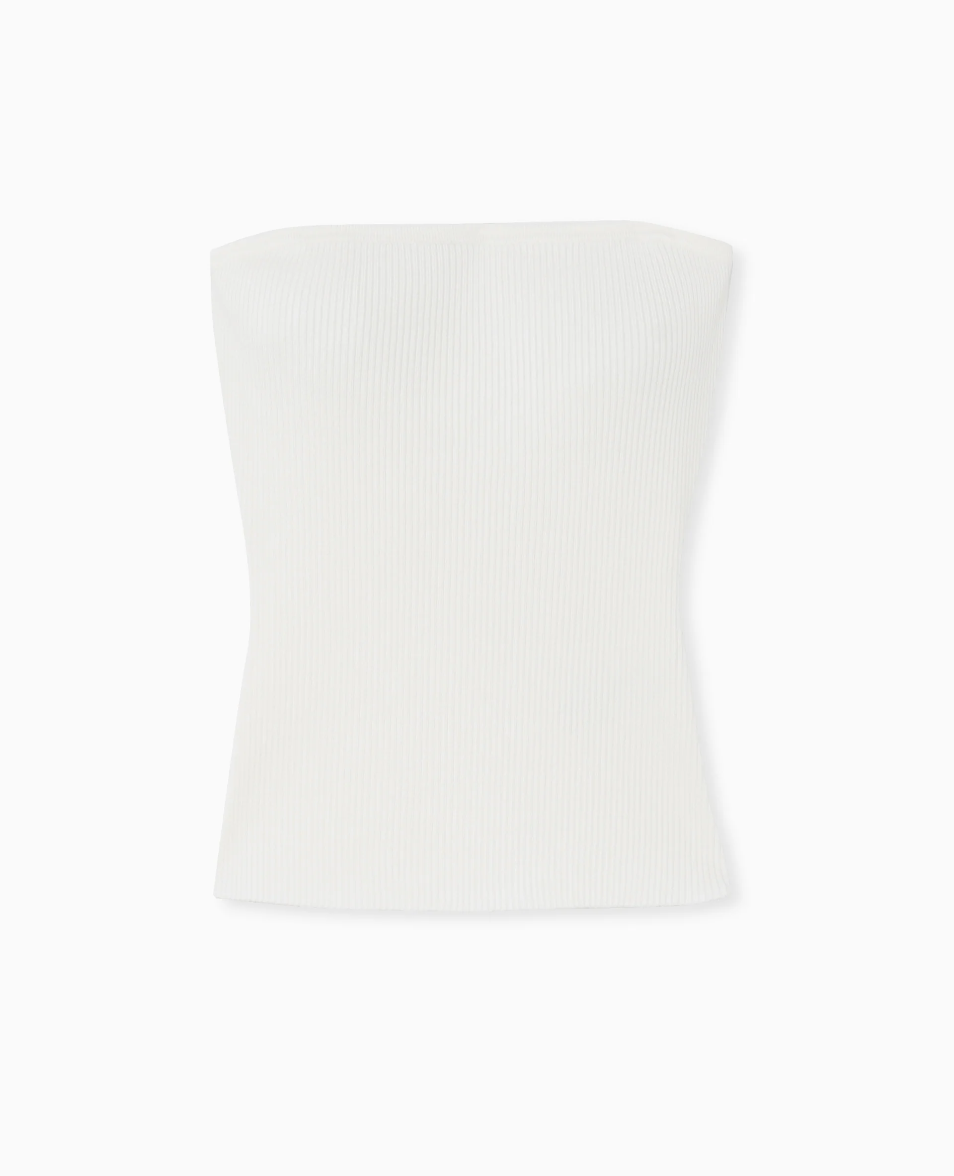 Top bustier en maille côtelée - Image 4