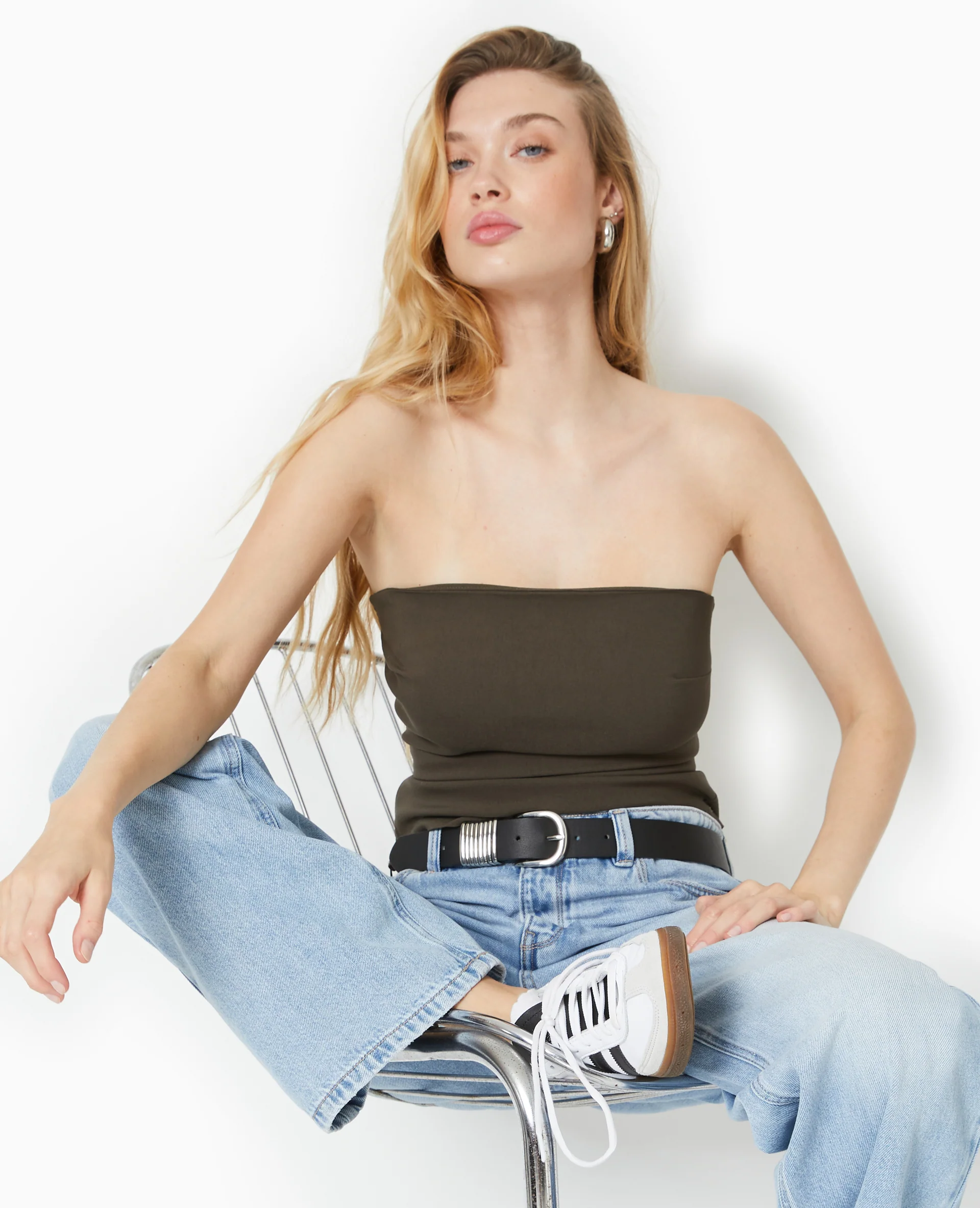 Top bustier en tissu stretch - Image 3