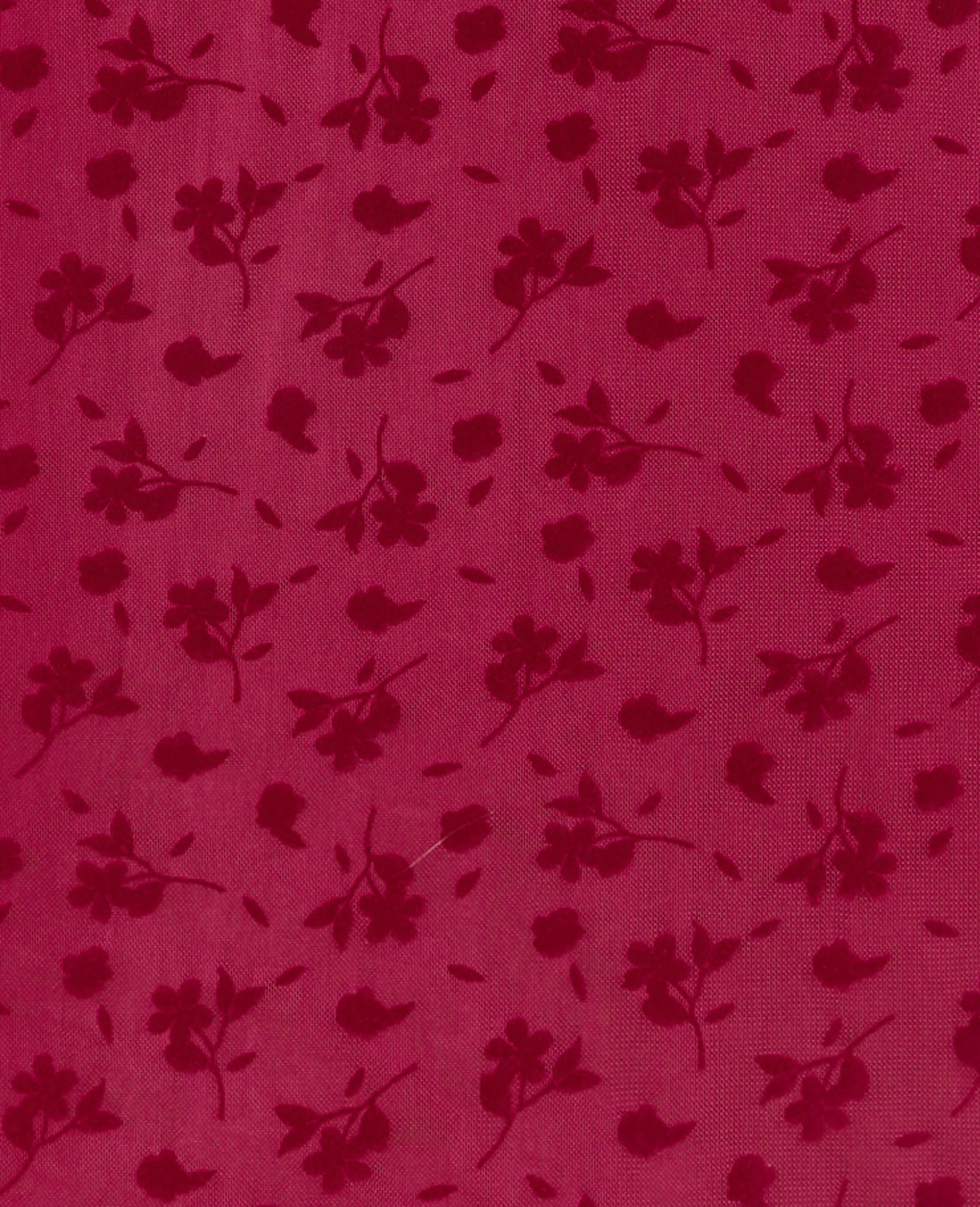 Top col mao en résille avec motif fleurs - Image 9