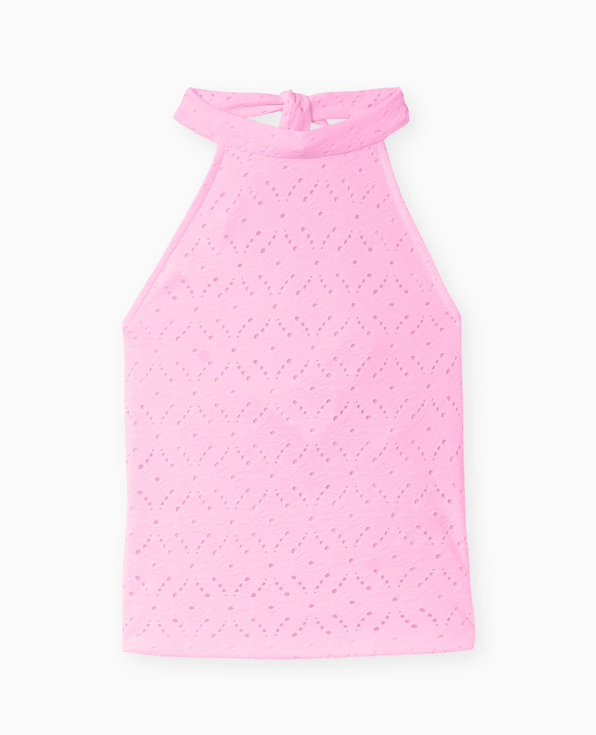 Top dos-nu effet broderie anglaise - Image 4