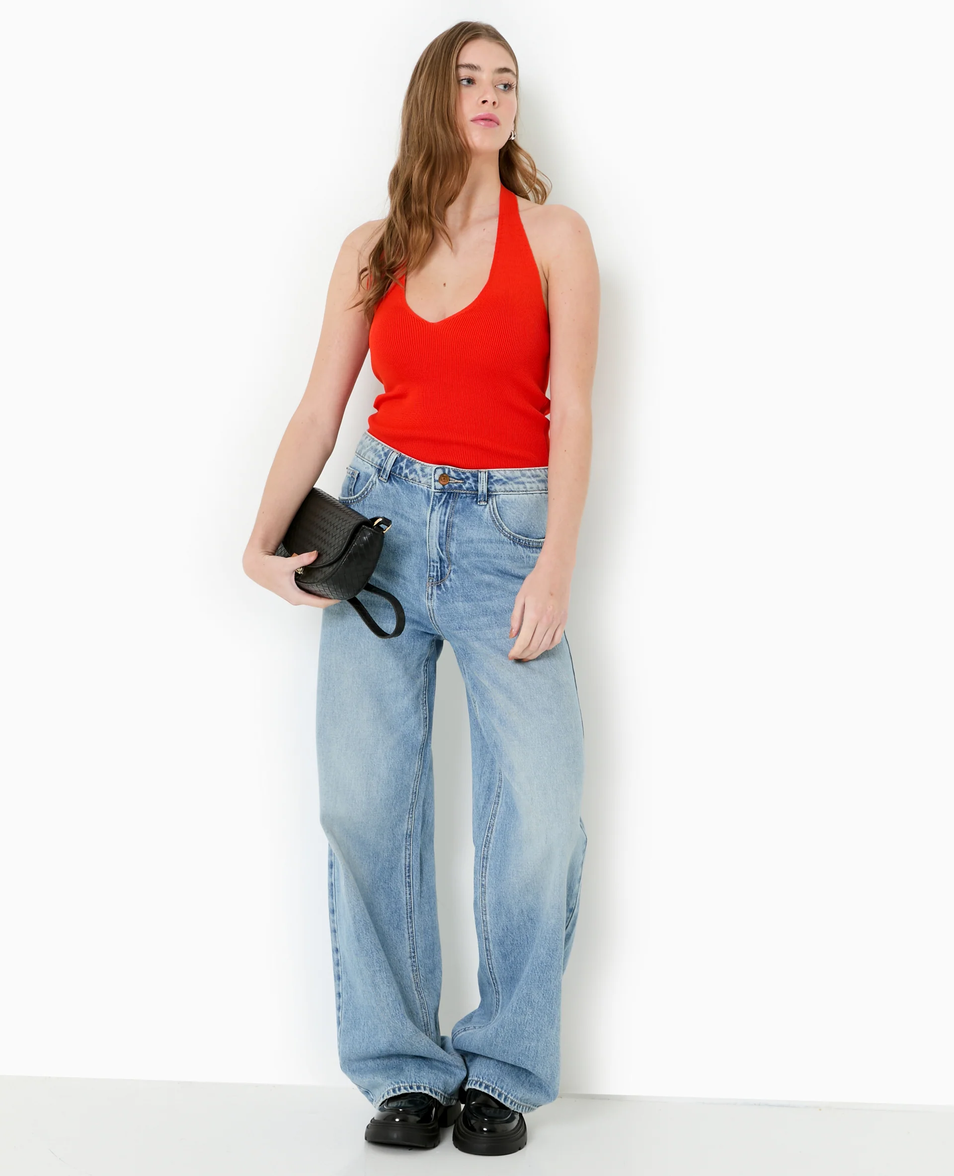 Top dos-nu en maille - Image 2