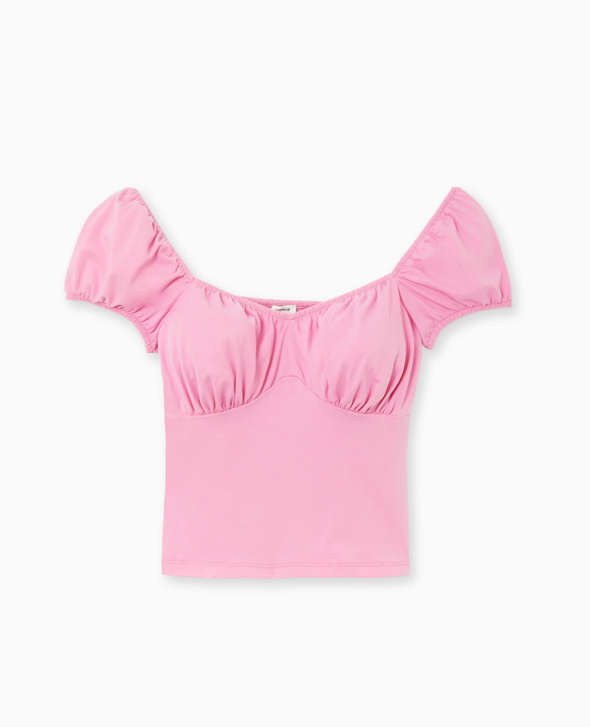 Top encolure cœur avec smock dos - Image 4