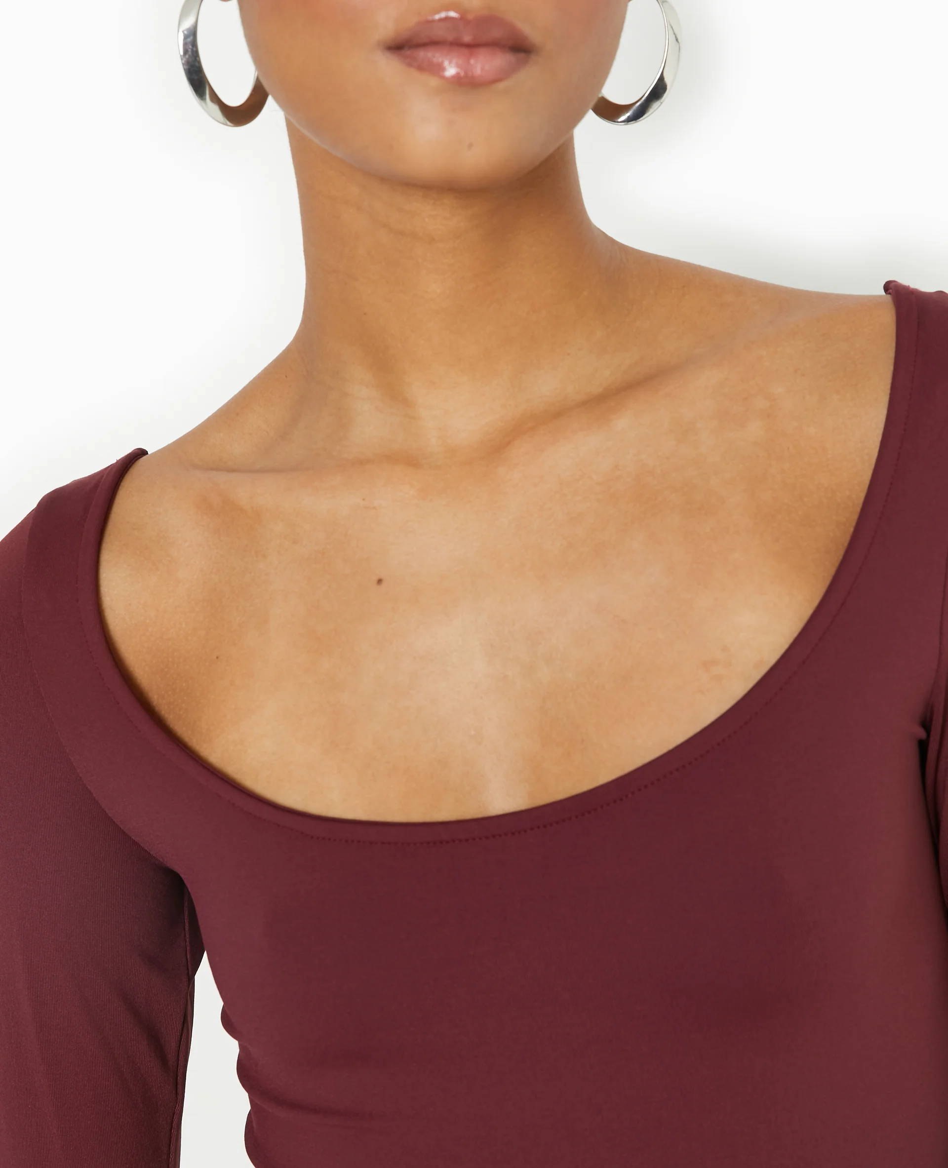 Top manches longues encolure danseuse - Image 3