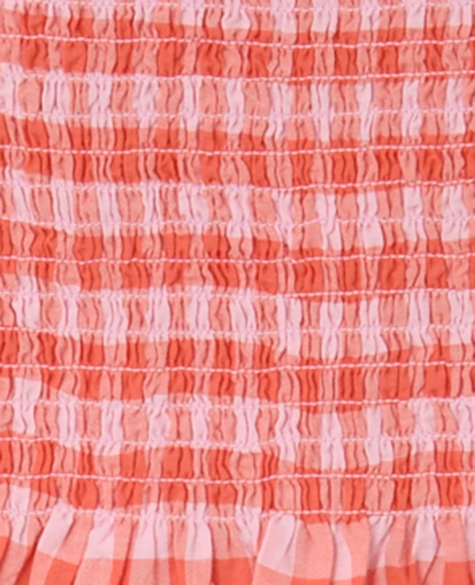 Top smocké motif vichy - Image 7