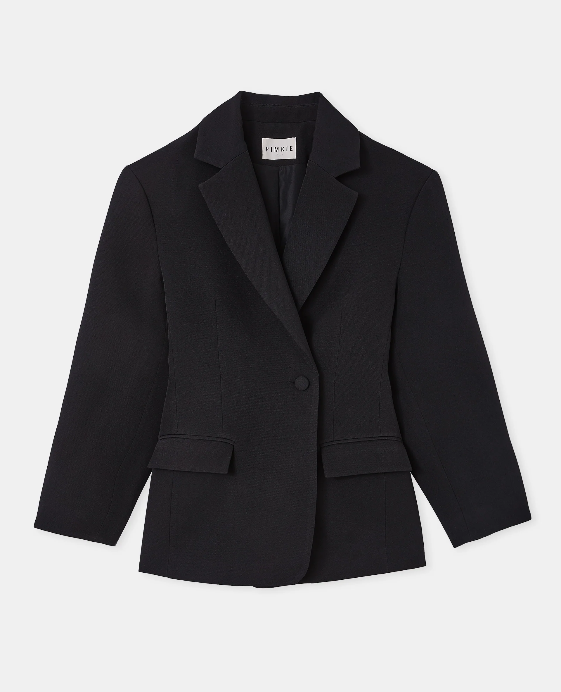 Veste blazer cintrée avec épaulettes - Image 4