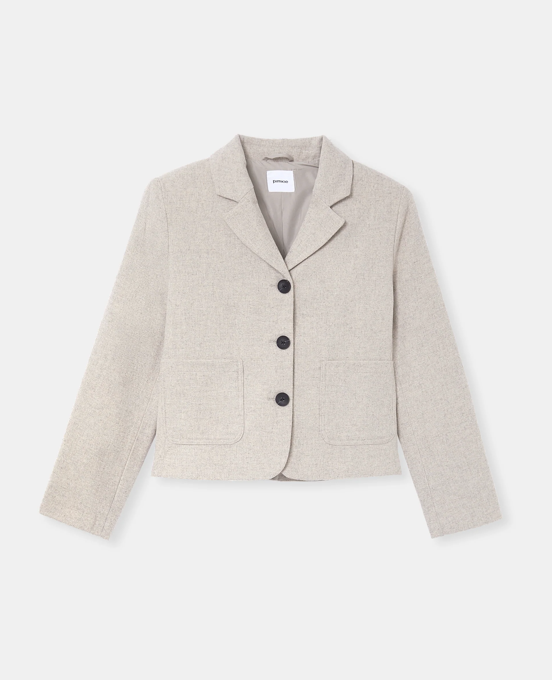 Veste blazer cintrée avec laine - Image 4