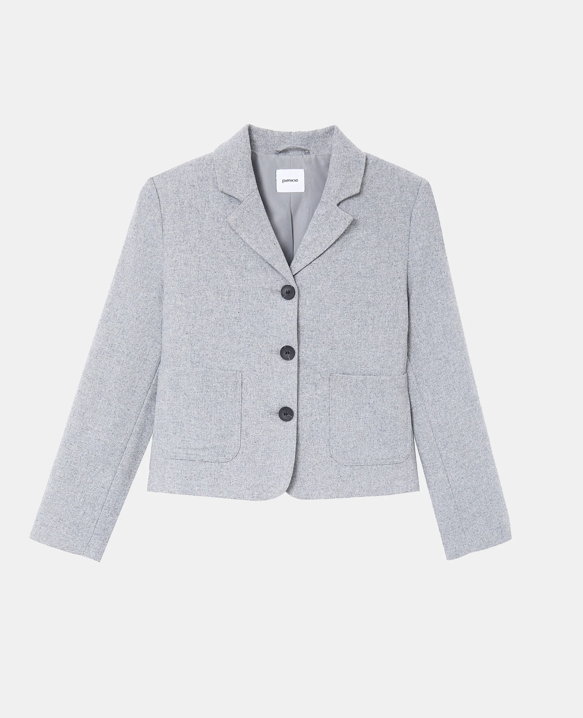 Veste blazer cintrée avec laine - Image 4