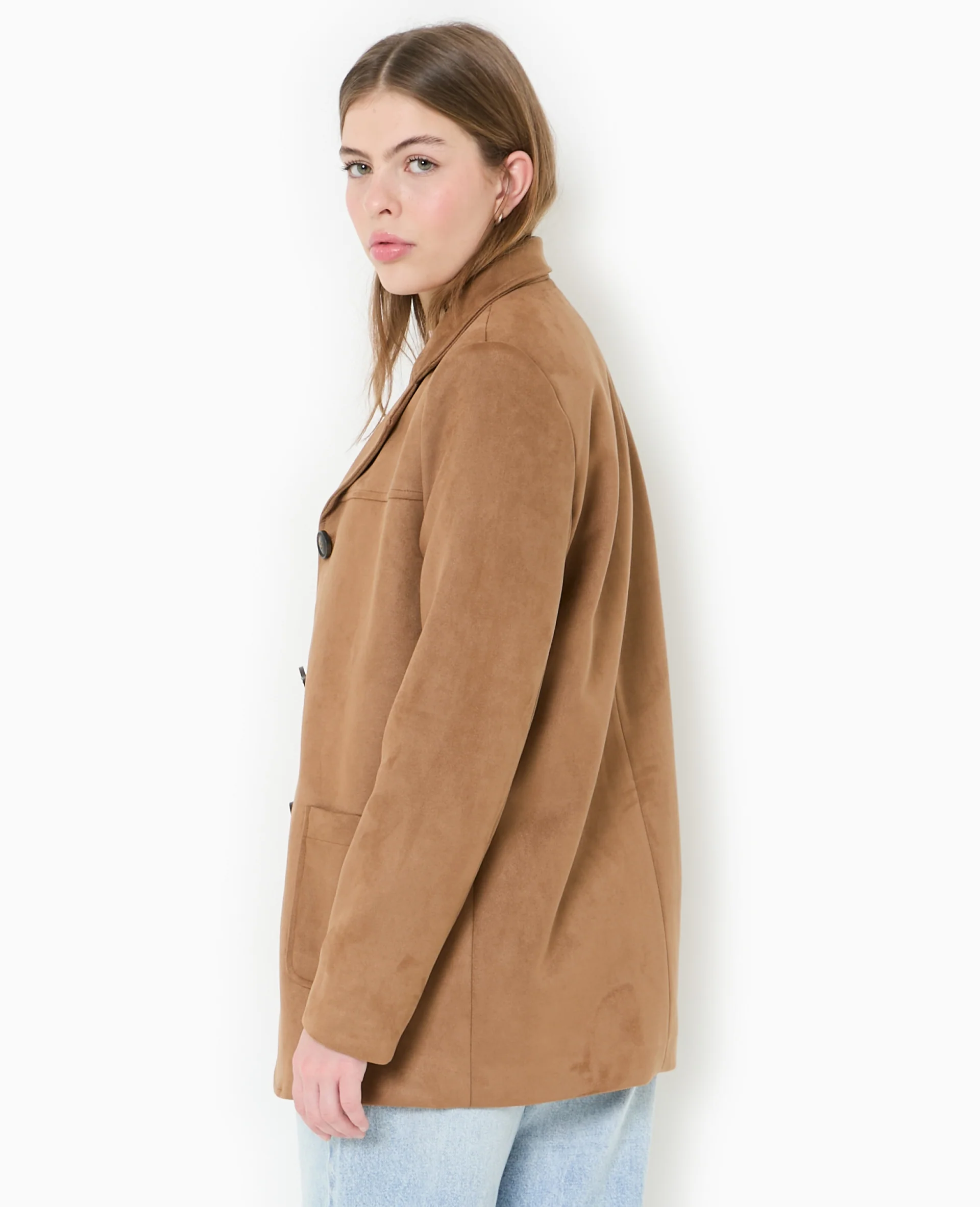 Veste blazer en suédine - Image 5