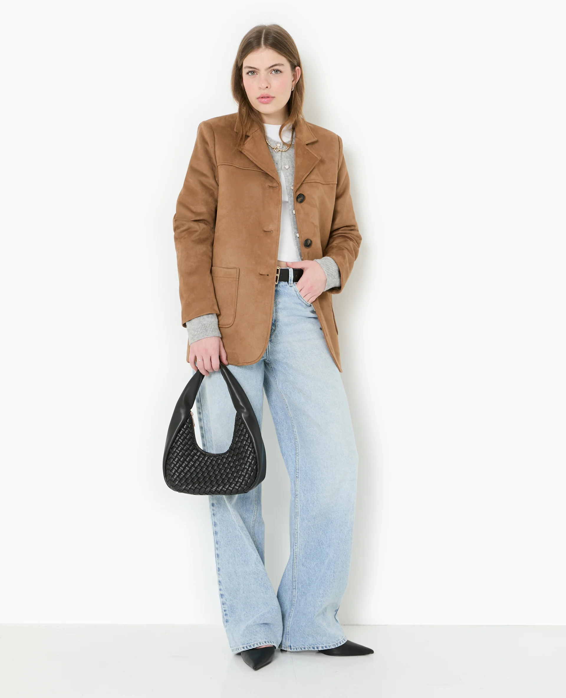 Veste blazer en suédine - Image 6