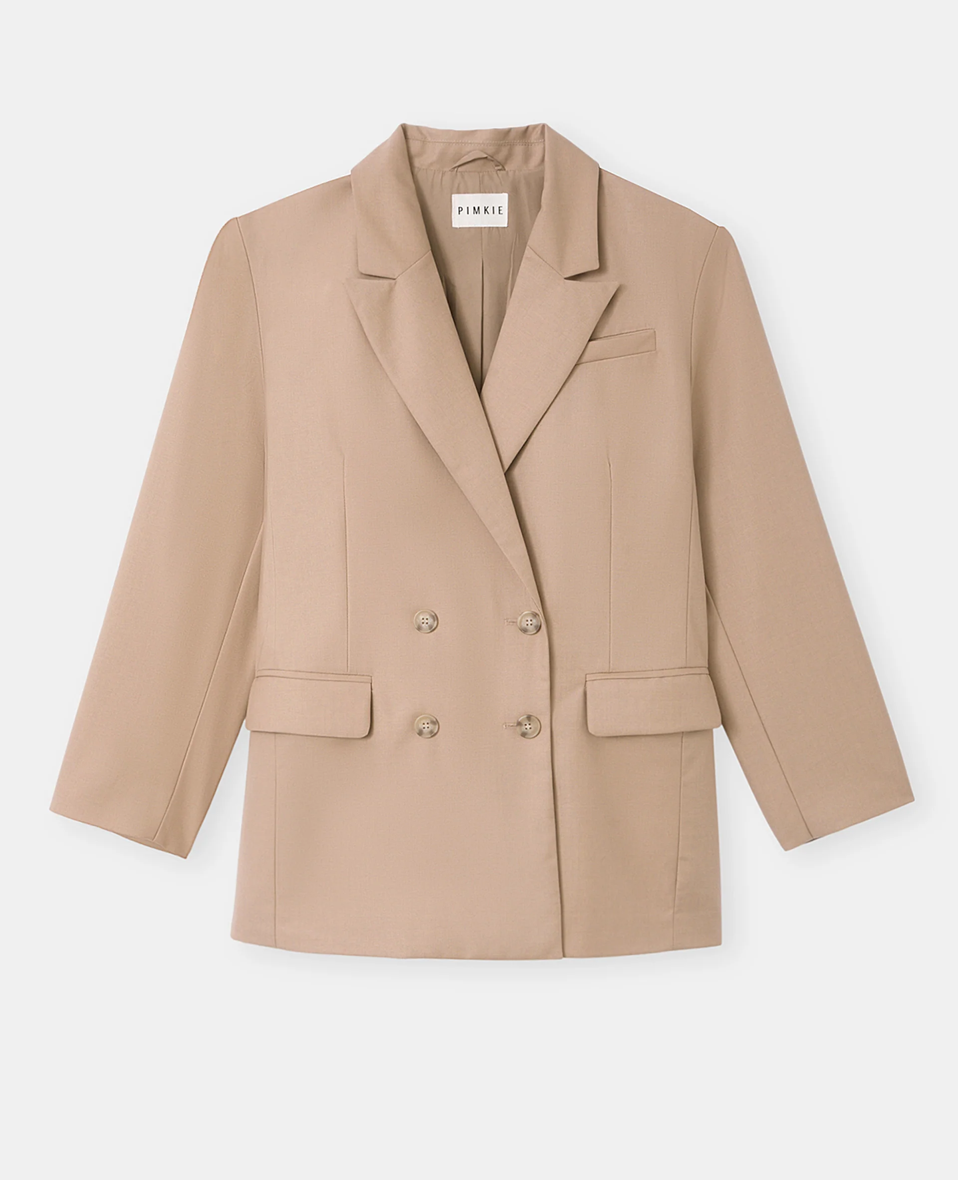 Veste blazer oversize avec double boutonnage - Image 4