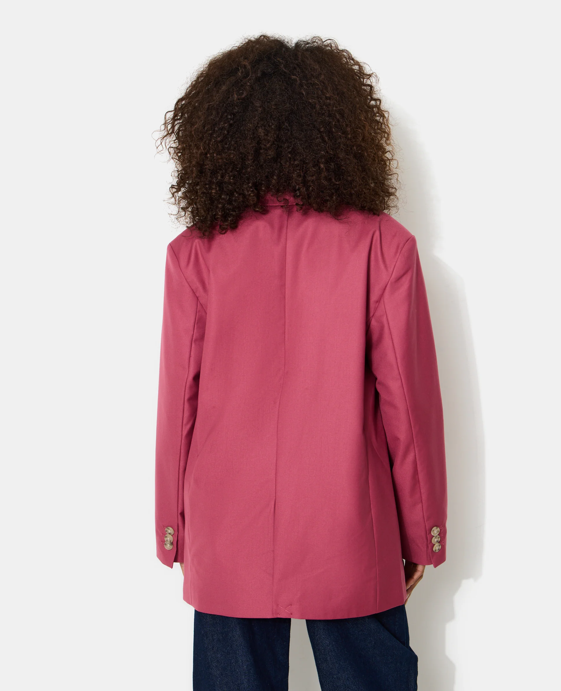 Veste blazer oversize avec double boutonnage - Image 6