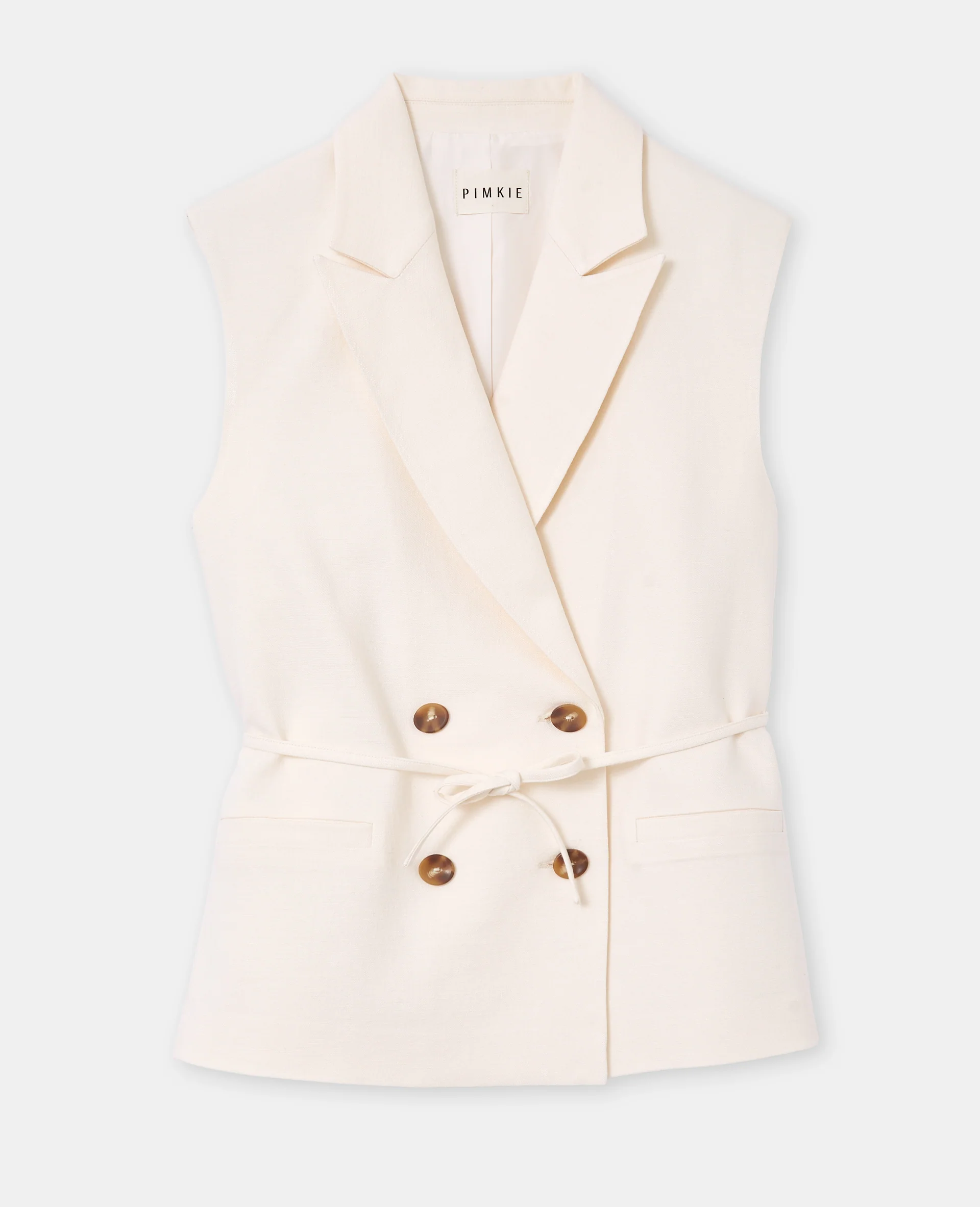 Veste blazer sans manches - Image 4