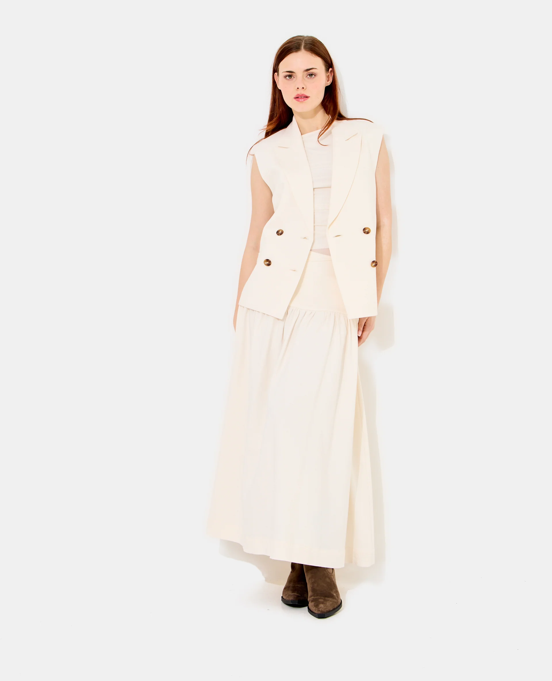 Veste blazer sans manches - Image 7