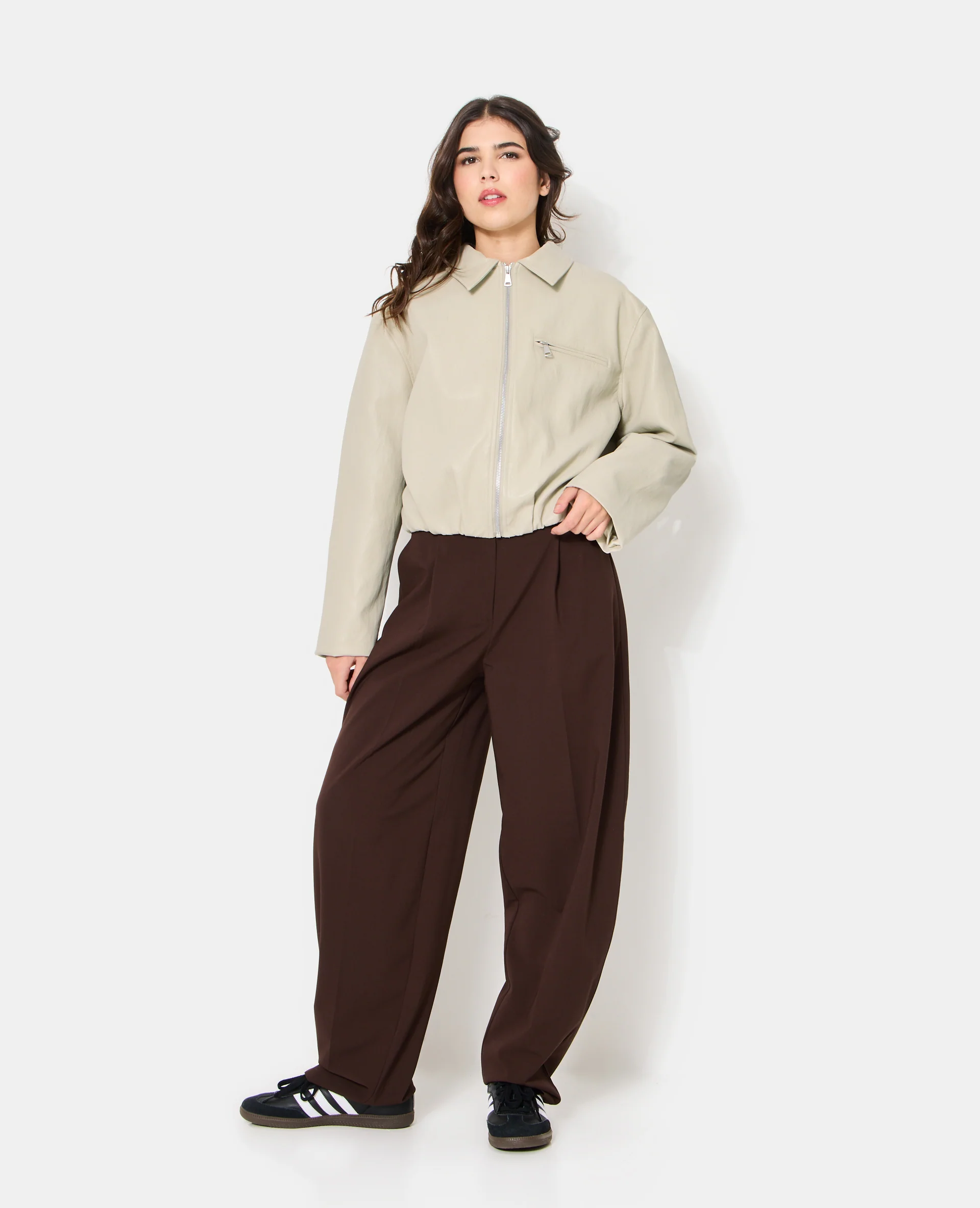 Veste boule en simili - Image 3