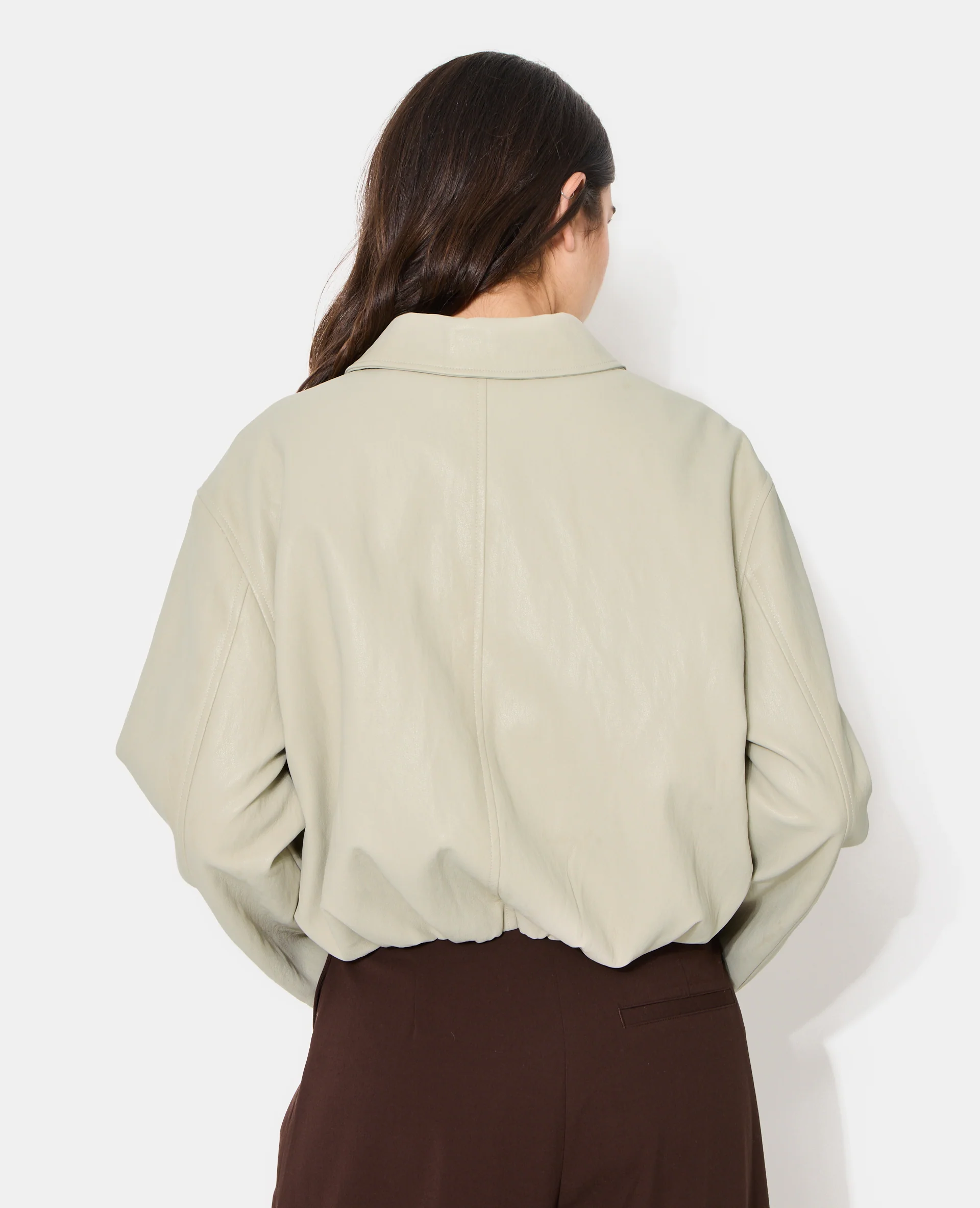 Veste boule en simili - Image 6
