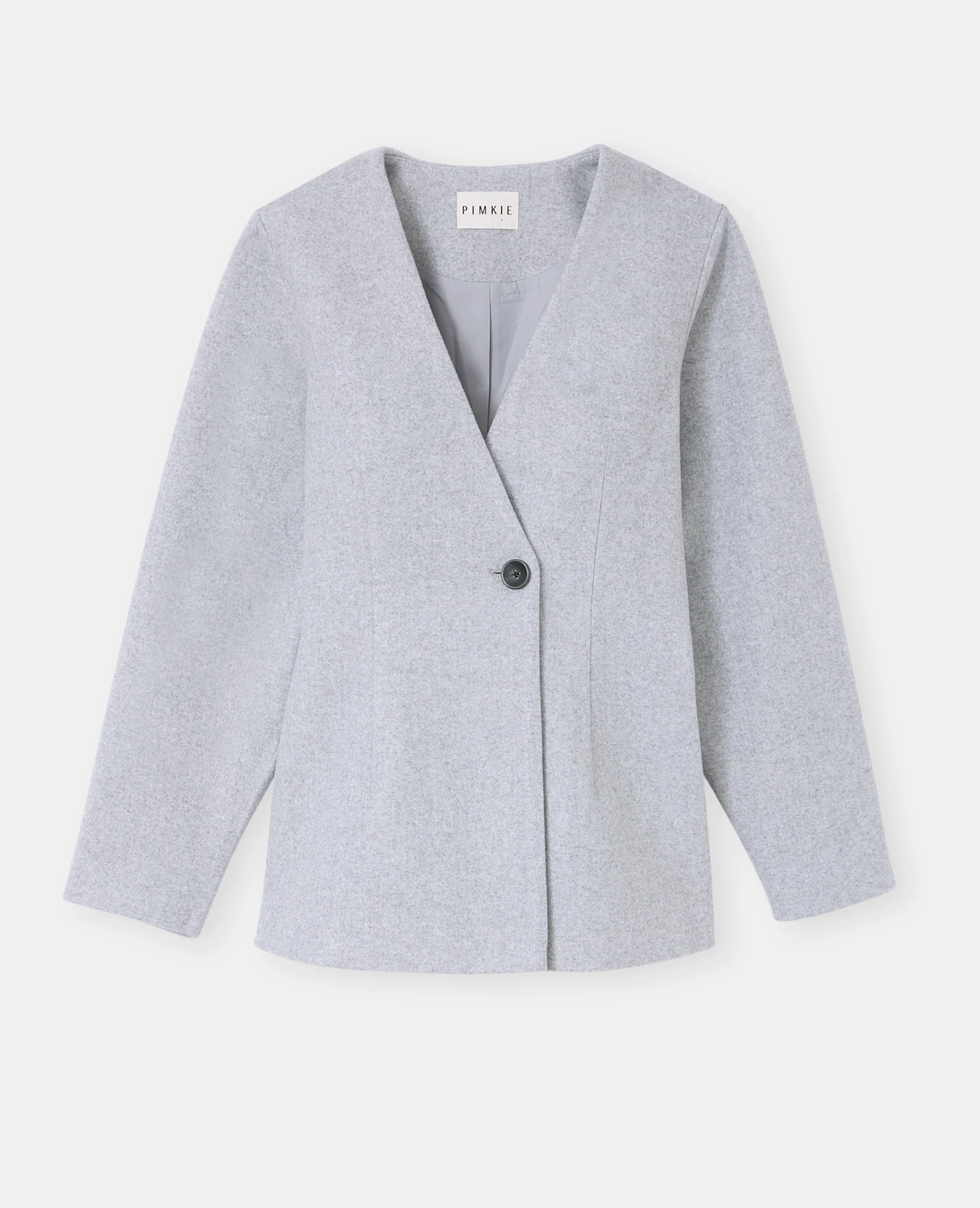 Veste cintrée effet drap de laine - Image 4