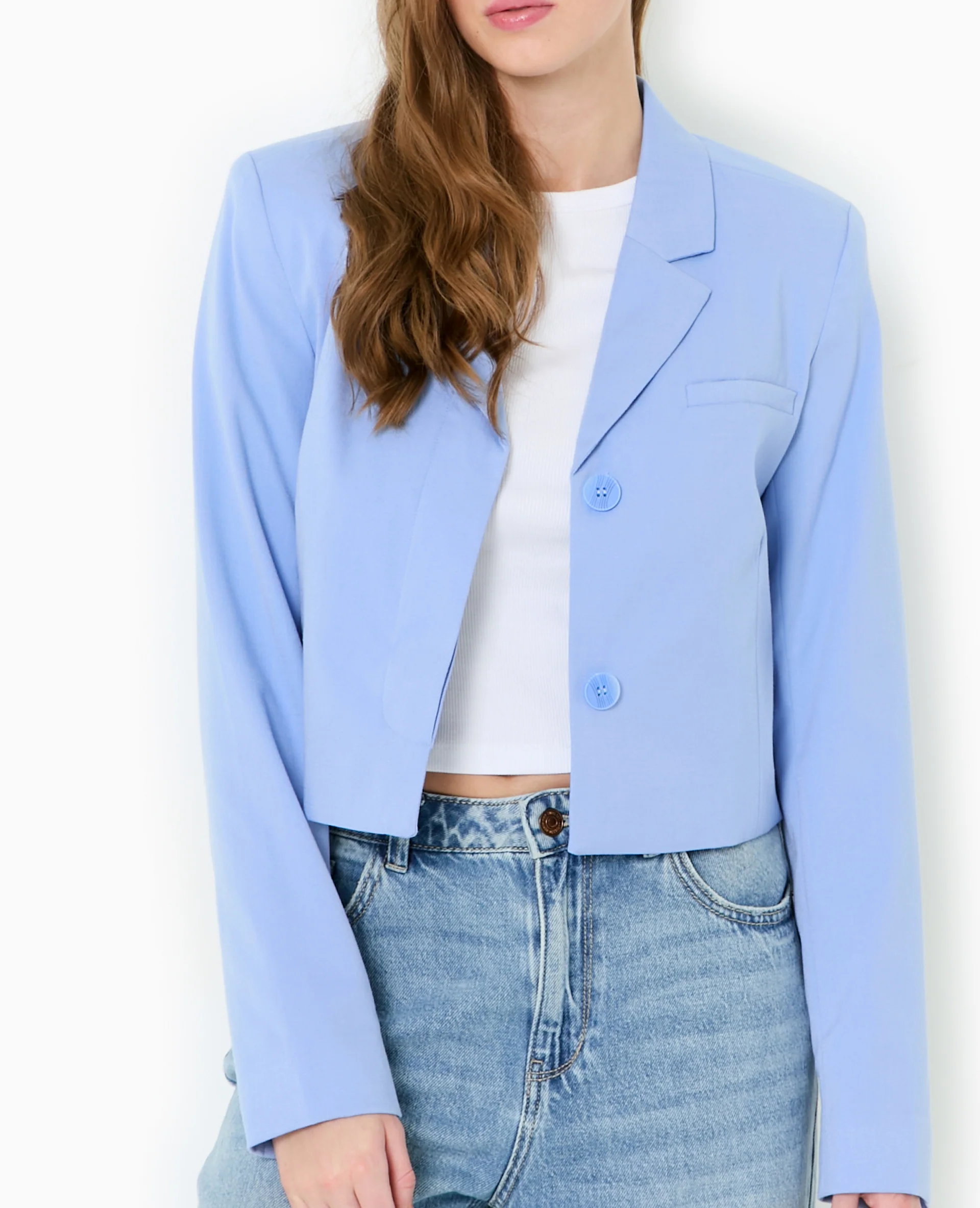 Veste courte avec boutons sous patte - Image 3