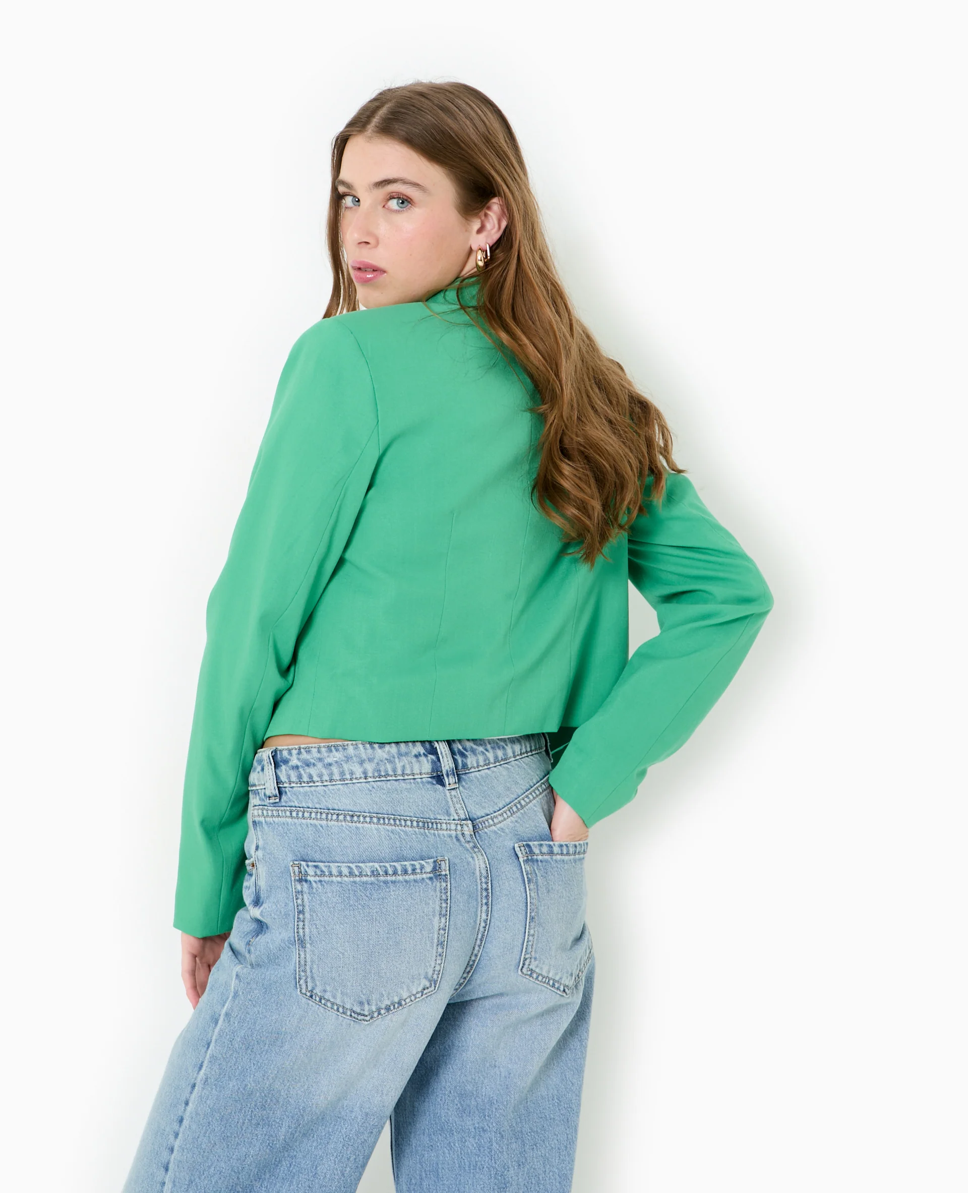 Veste courte avec boutons sous patte - Image 6