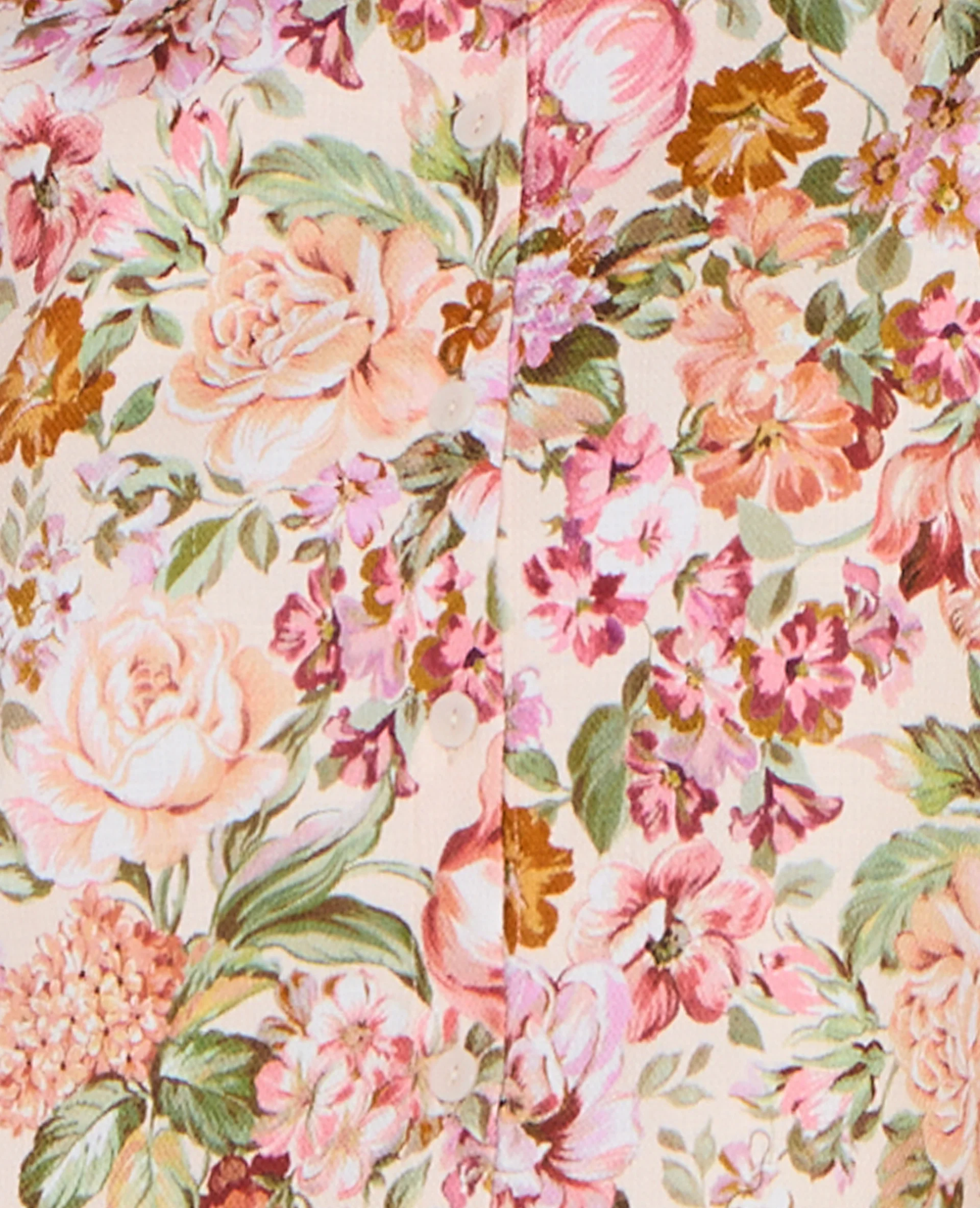 Veste droite motif fleurs façon tapisserie - Image 10