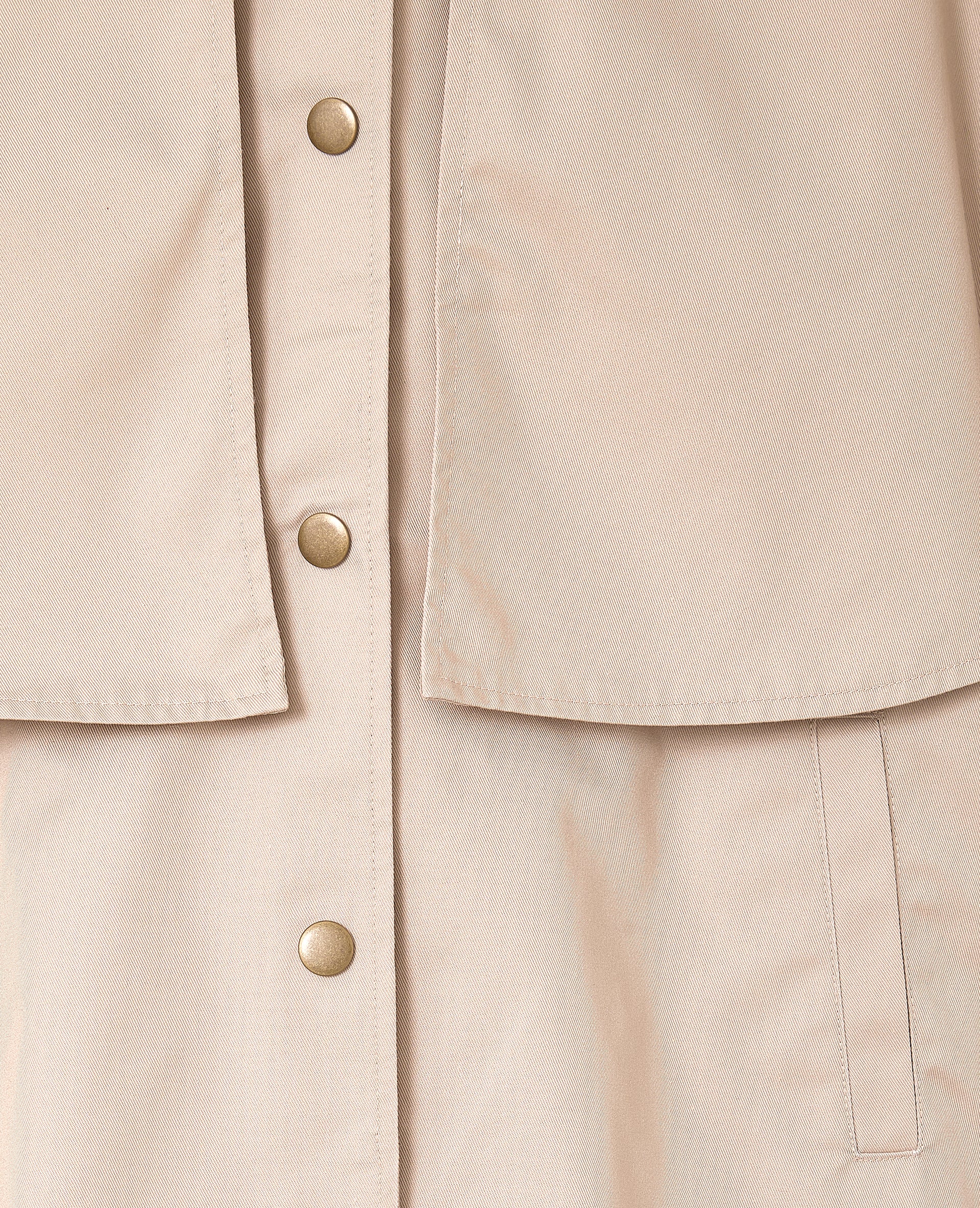 Veste effet trench avec cape - Image 9