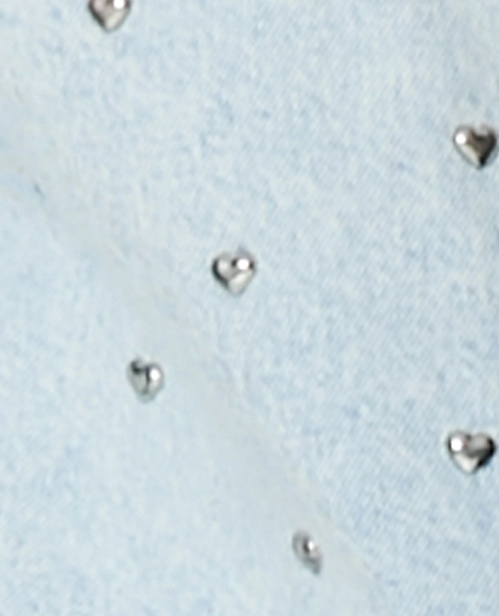 Veste en jean avec cœurs métalliques - Image 8