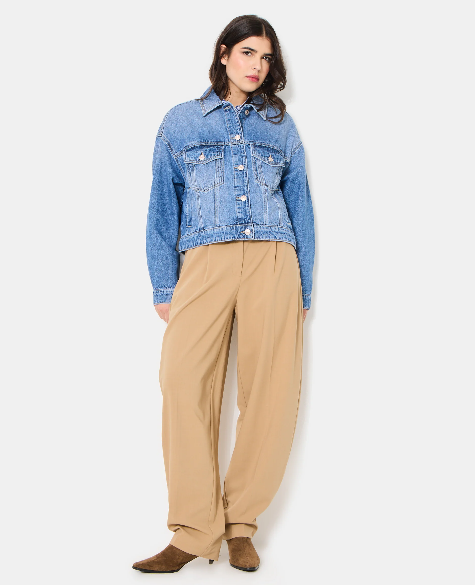 Veste en jean courte - Image 3