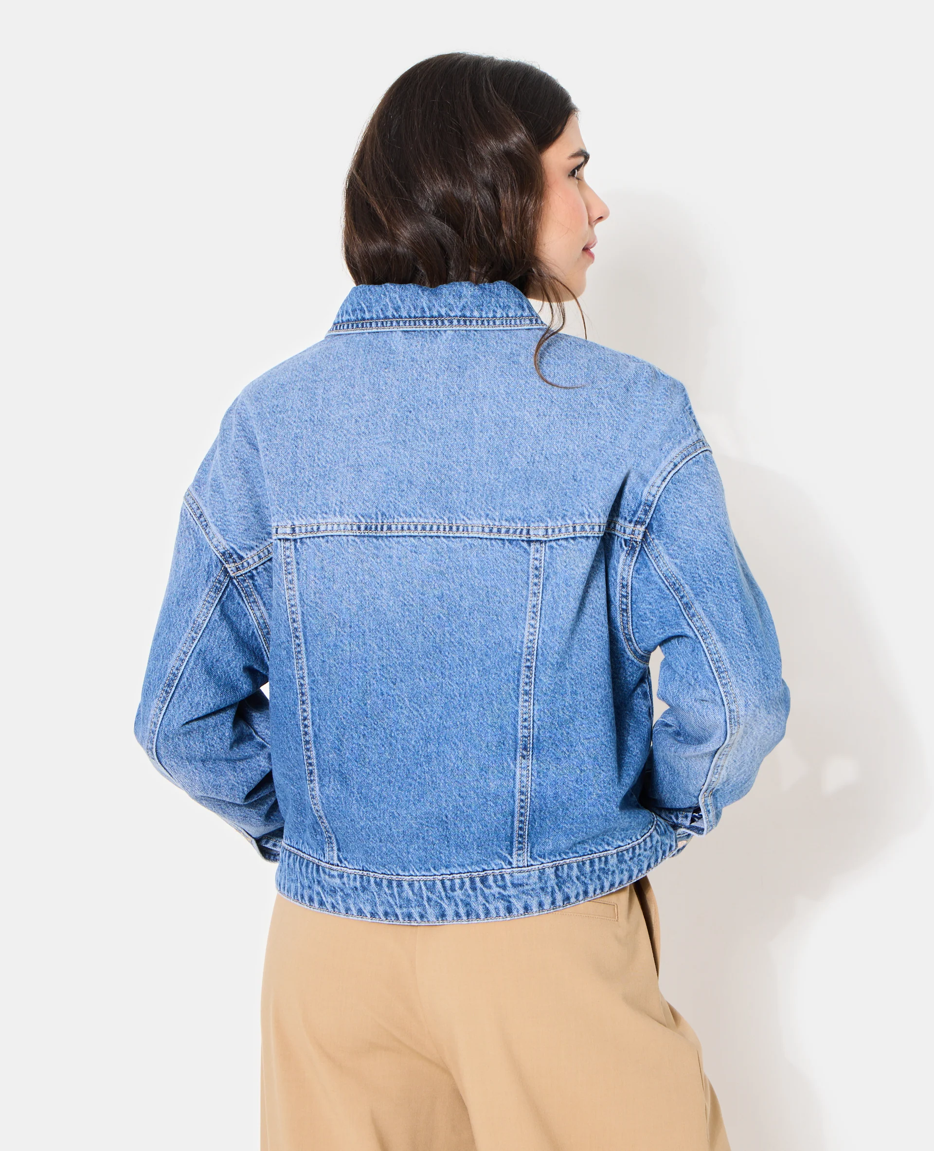 Veste en jean courte - Image 6